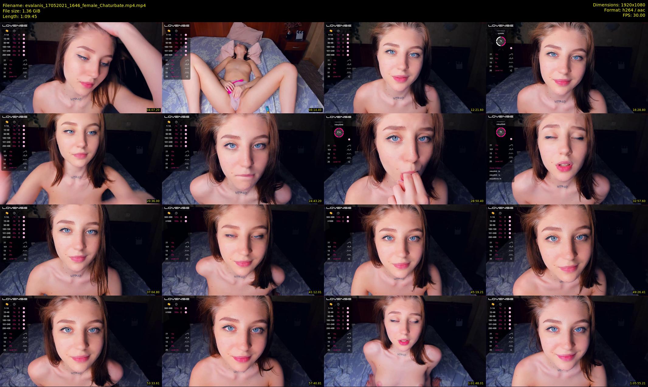 evalanis — 70 minute Chaturbate couple cam show recording, 1080p, May 17, 2021