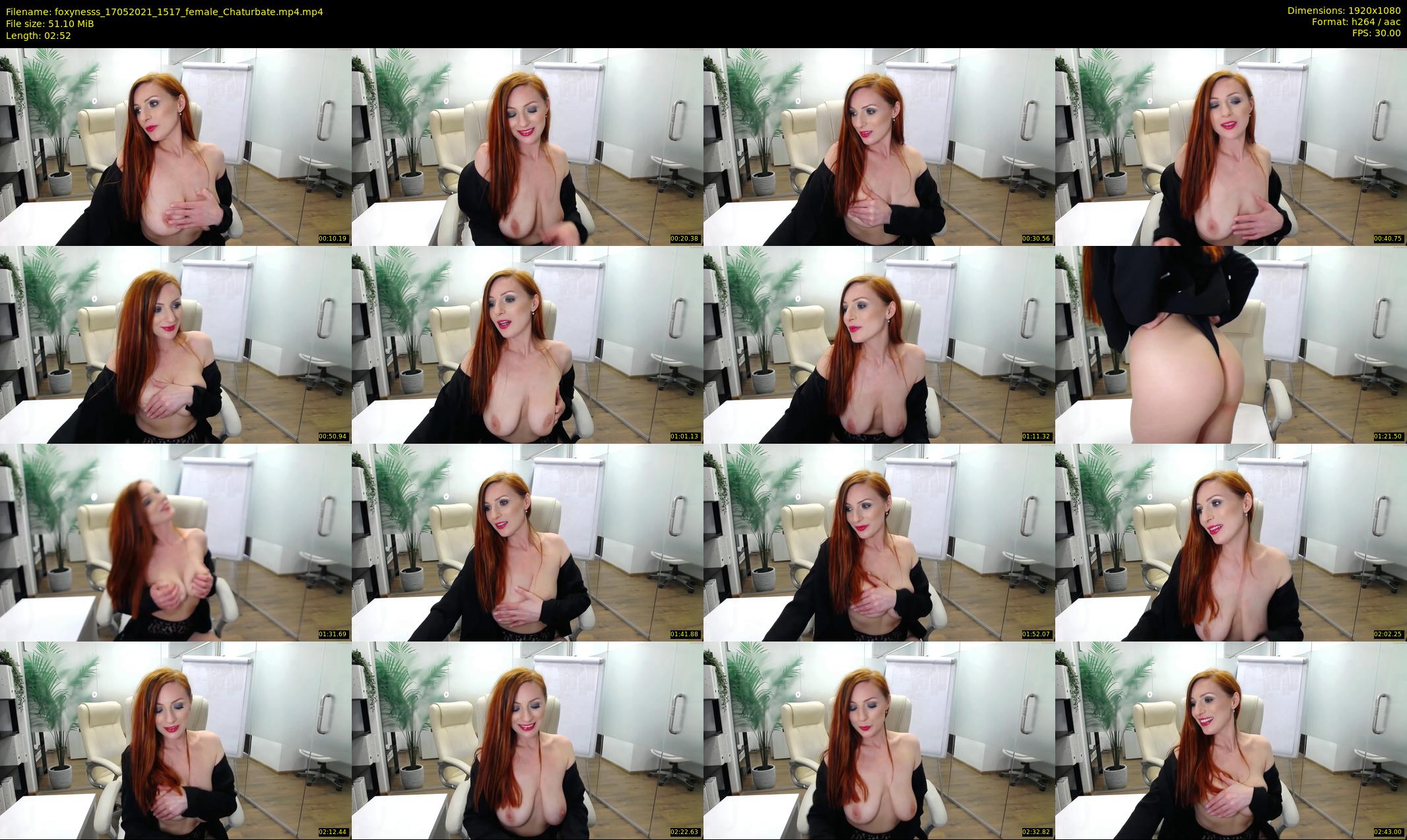 foxynesss — 3 minute Chaturbate female cam show recording, 1080p, May 17, 2021