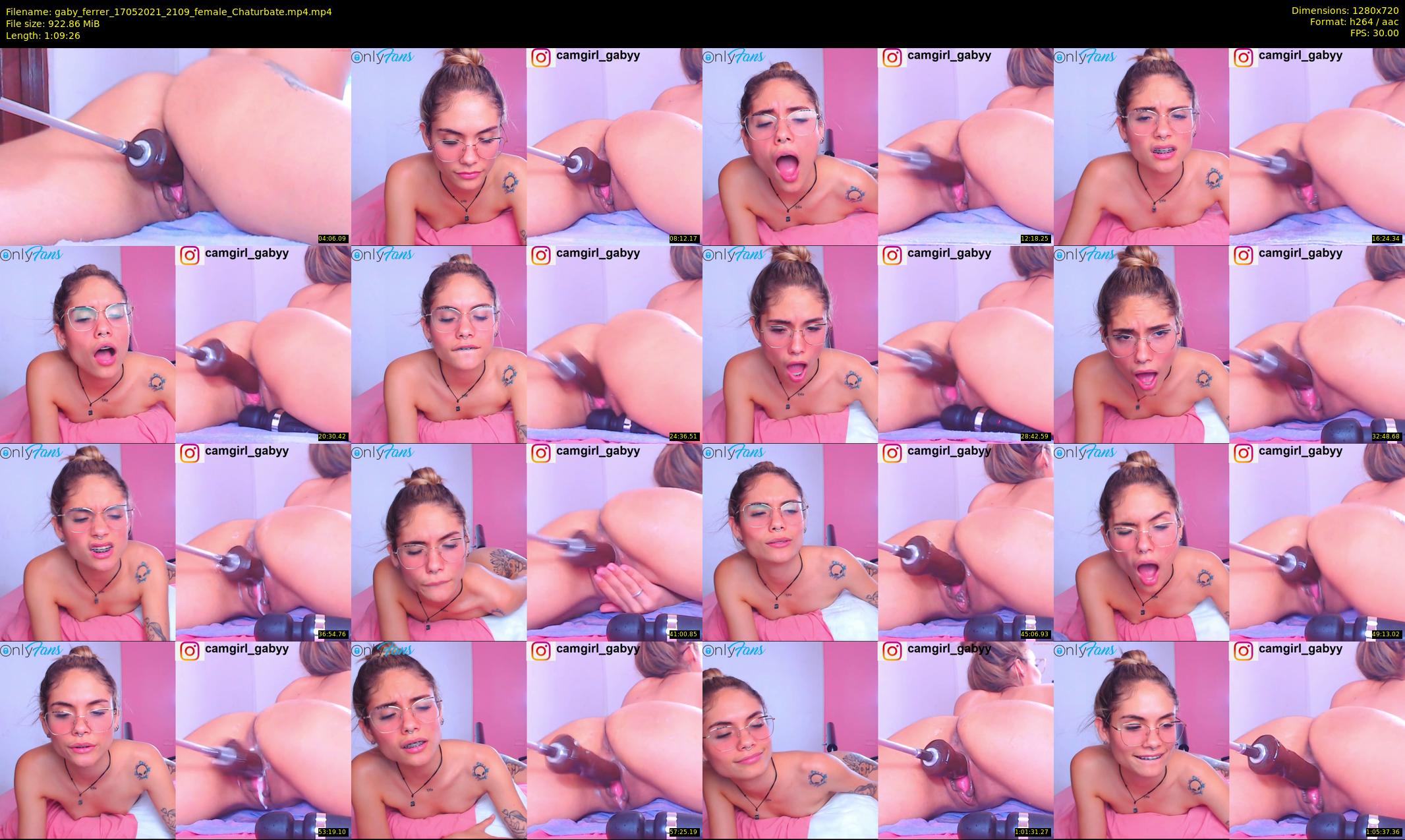 gaby_ferrer — 70 minute Chaturbate female cam show recording, 720p, May 17, 2021