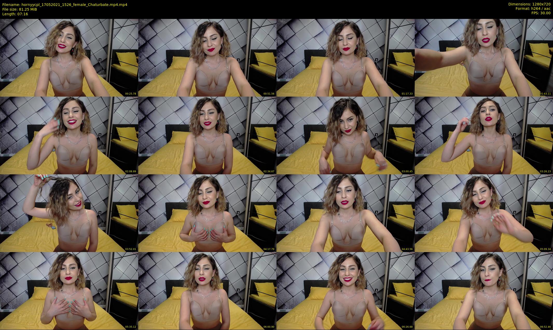 hornyycpl — 8 minute Chaturbate couple cam show recording, 720p, May 17, 2021