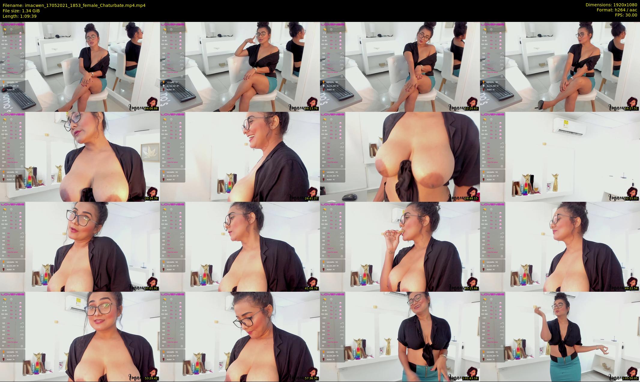 imacwen — 70 minute Chaturbate female cam show recording, 1080p, May 17, 2021