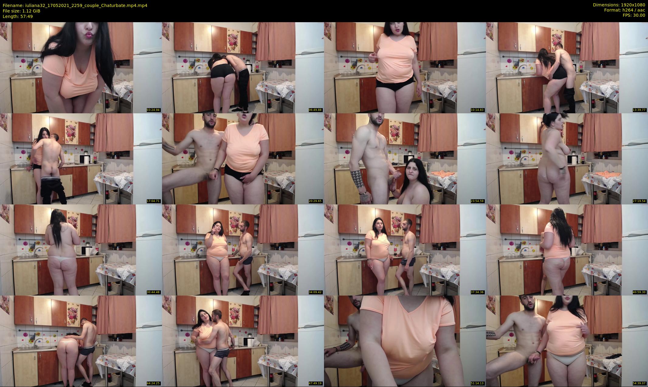iuliana32 — 58 minute Chaturbate couple cam show recording, 1080p, May 17, 2021