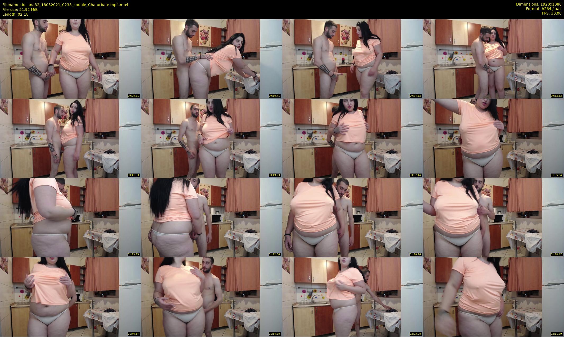 iuliana32 — 3 minute Chaturbate couple cam show recording, 1080p, May 18, 2021