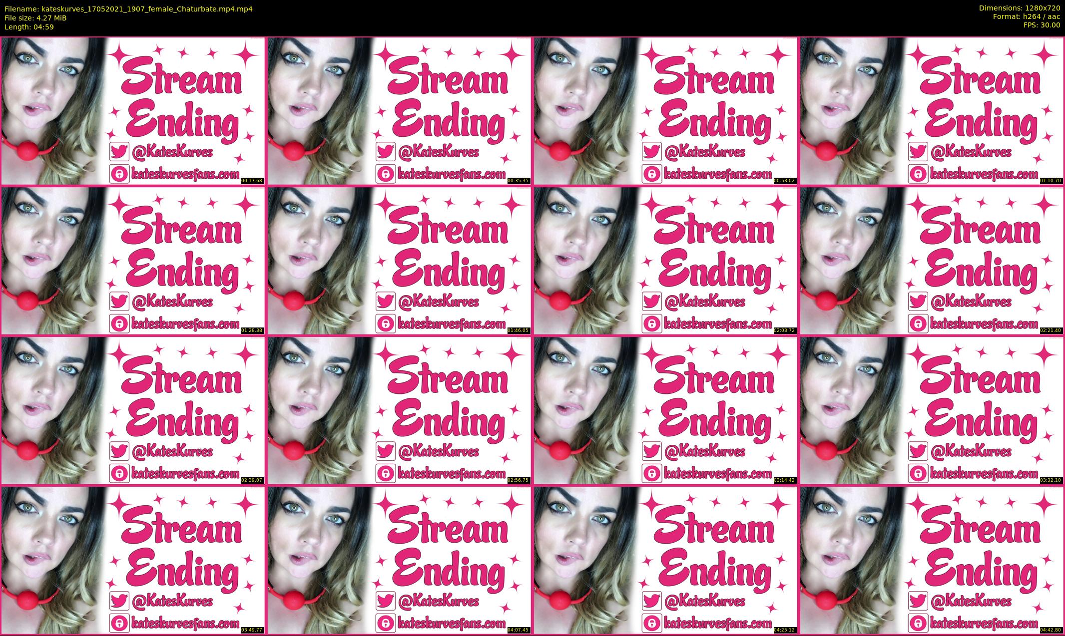 kateskurves — 5 minute Chaturbate female cam show recording, 720p, May 17, 2021