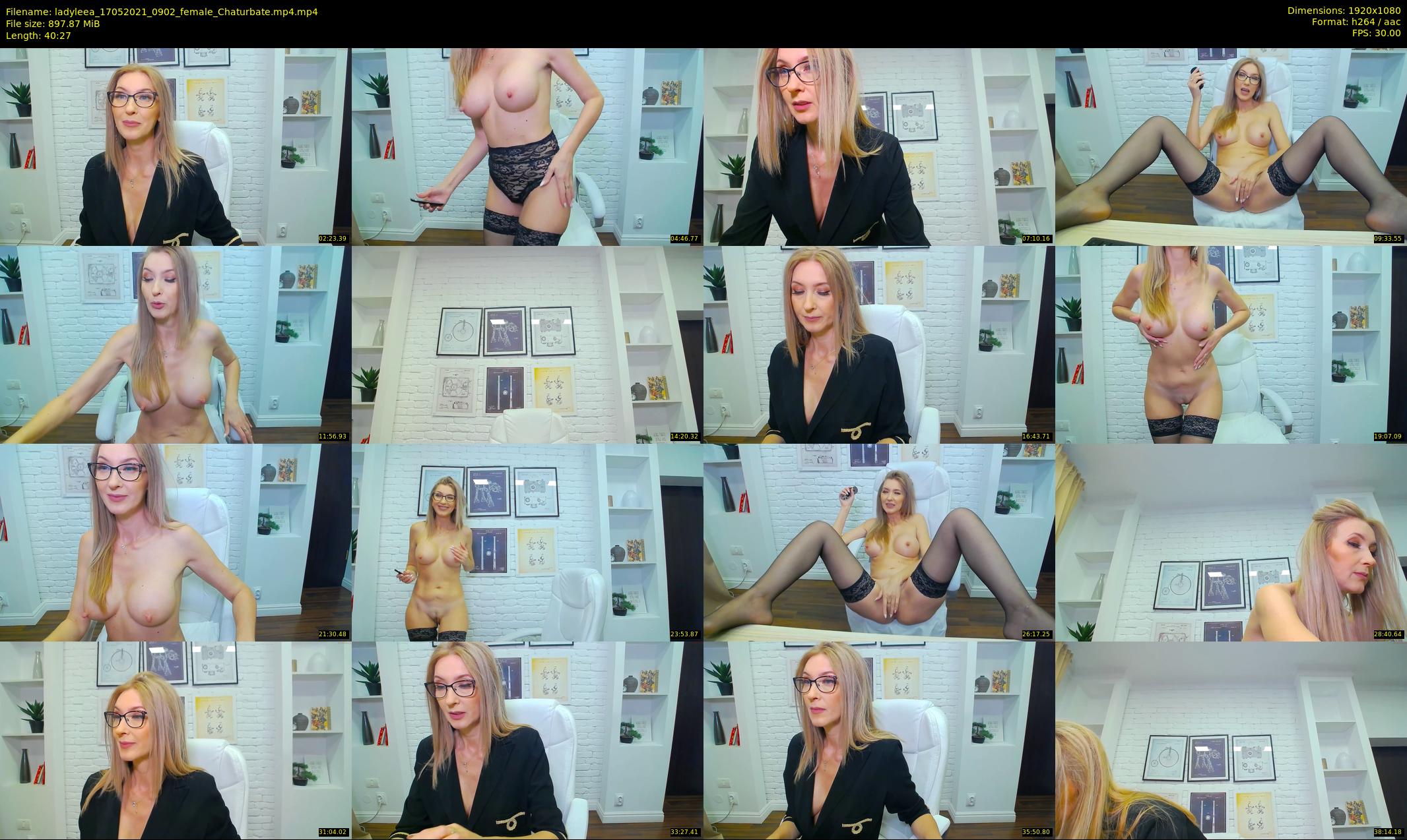 ladyleea — 41 minute Chaturbate female cam show recording, 1080p, May 17, 2021