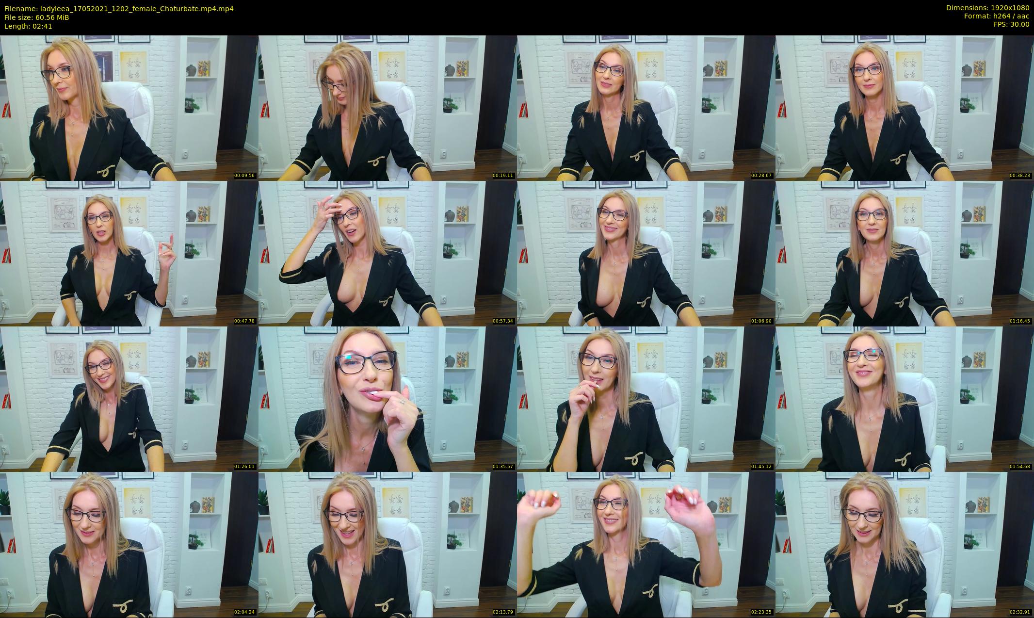 ladyleea — 3 minute Chaturbate female cam show recording, 1080p, May 17, 2021