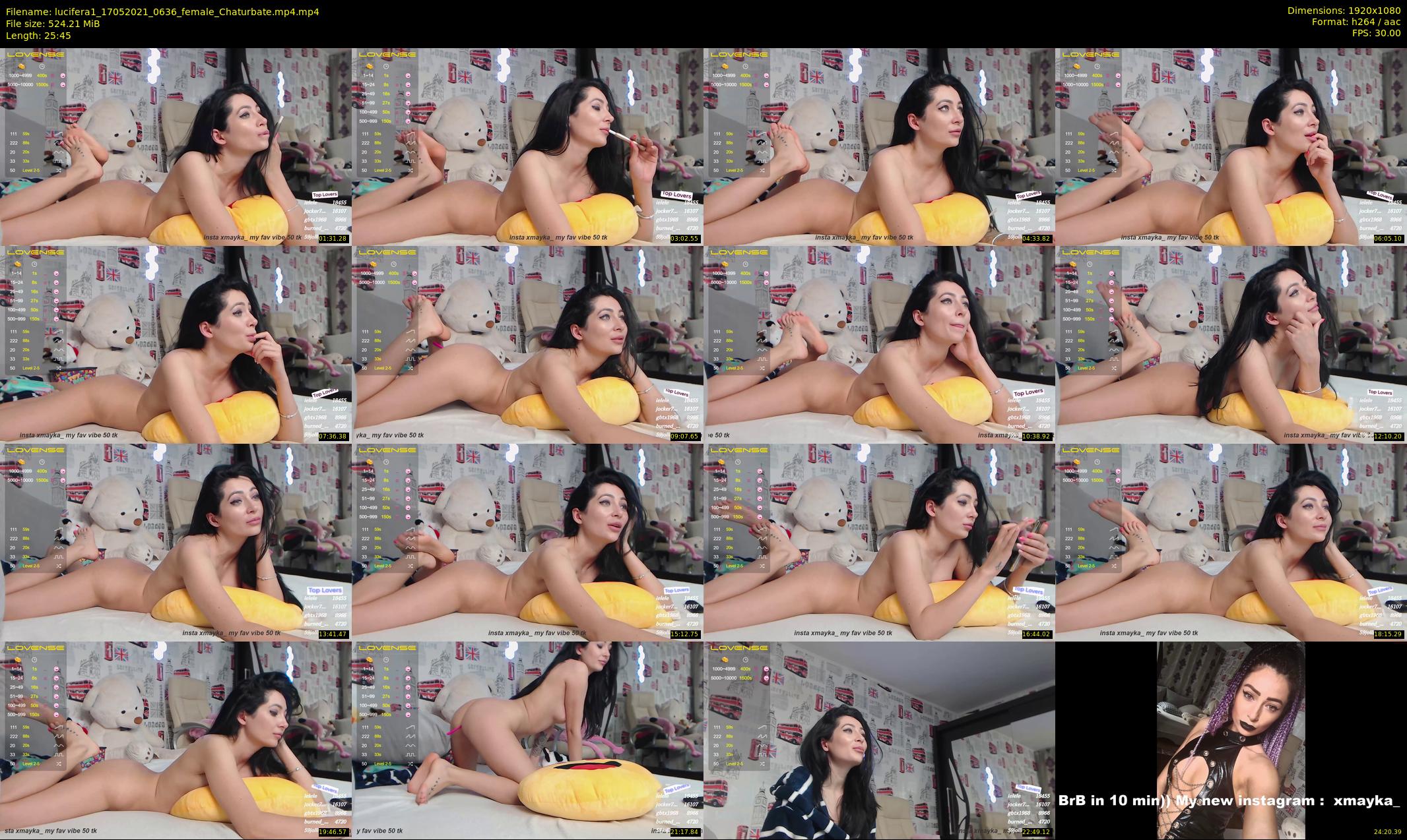 lucifera1 — 26 minute Chaturbate female cam show recording, 1080p, May 17, 2021