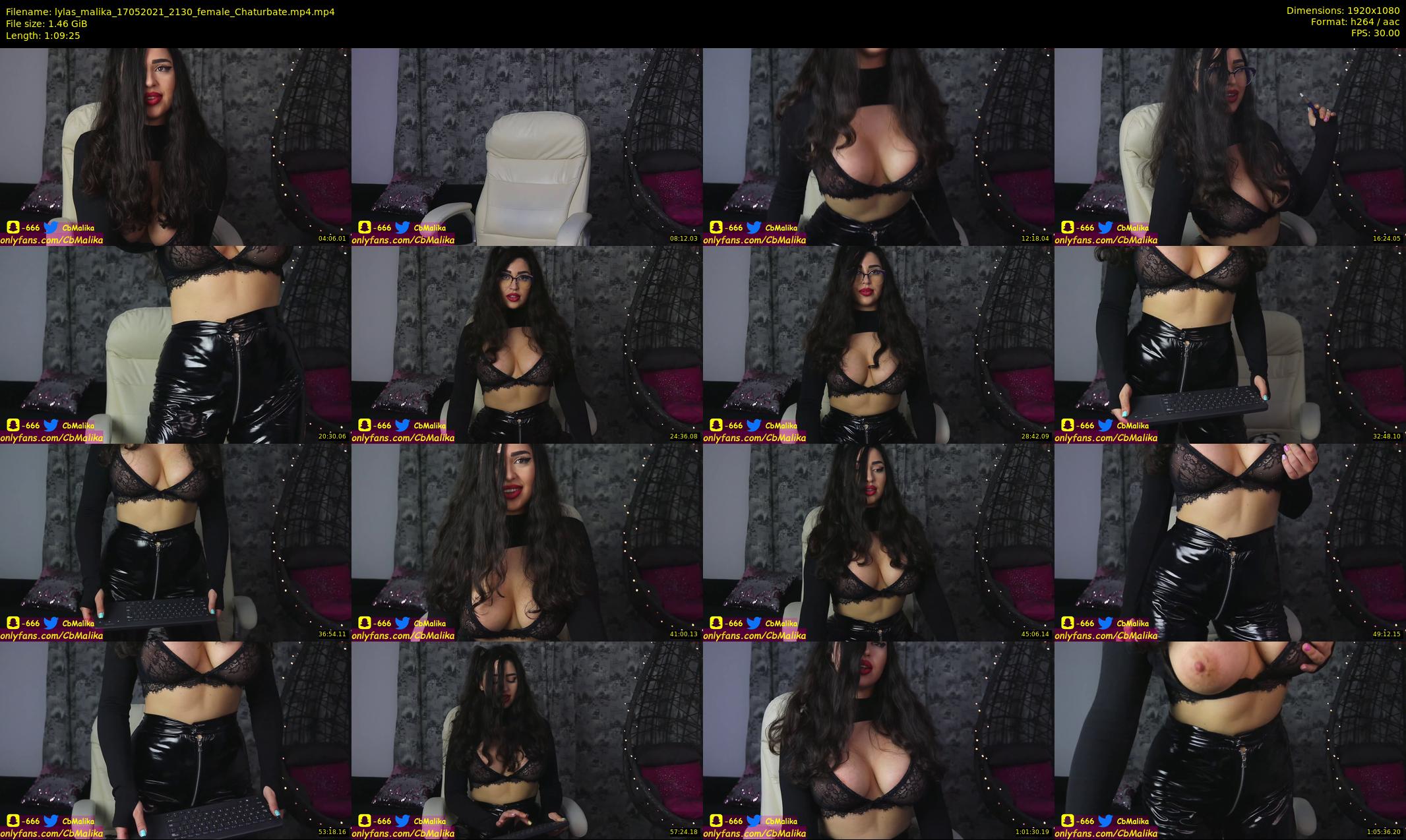 lylas_malika — 70 minute Chaturbate female cam show recording, 1080p, May 17, 2021