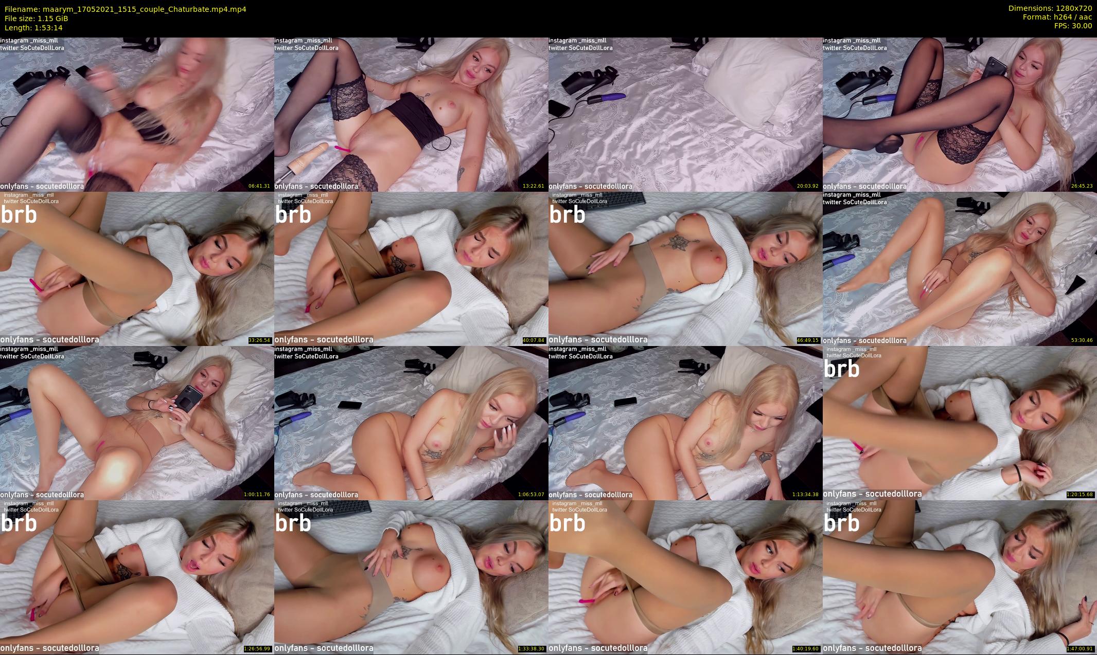maarym — 114 minute Chaturbate couple cam show recording, 720p, May 17, 2021