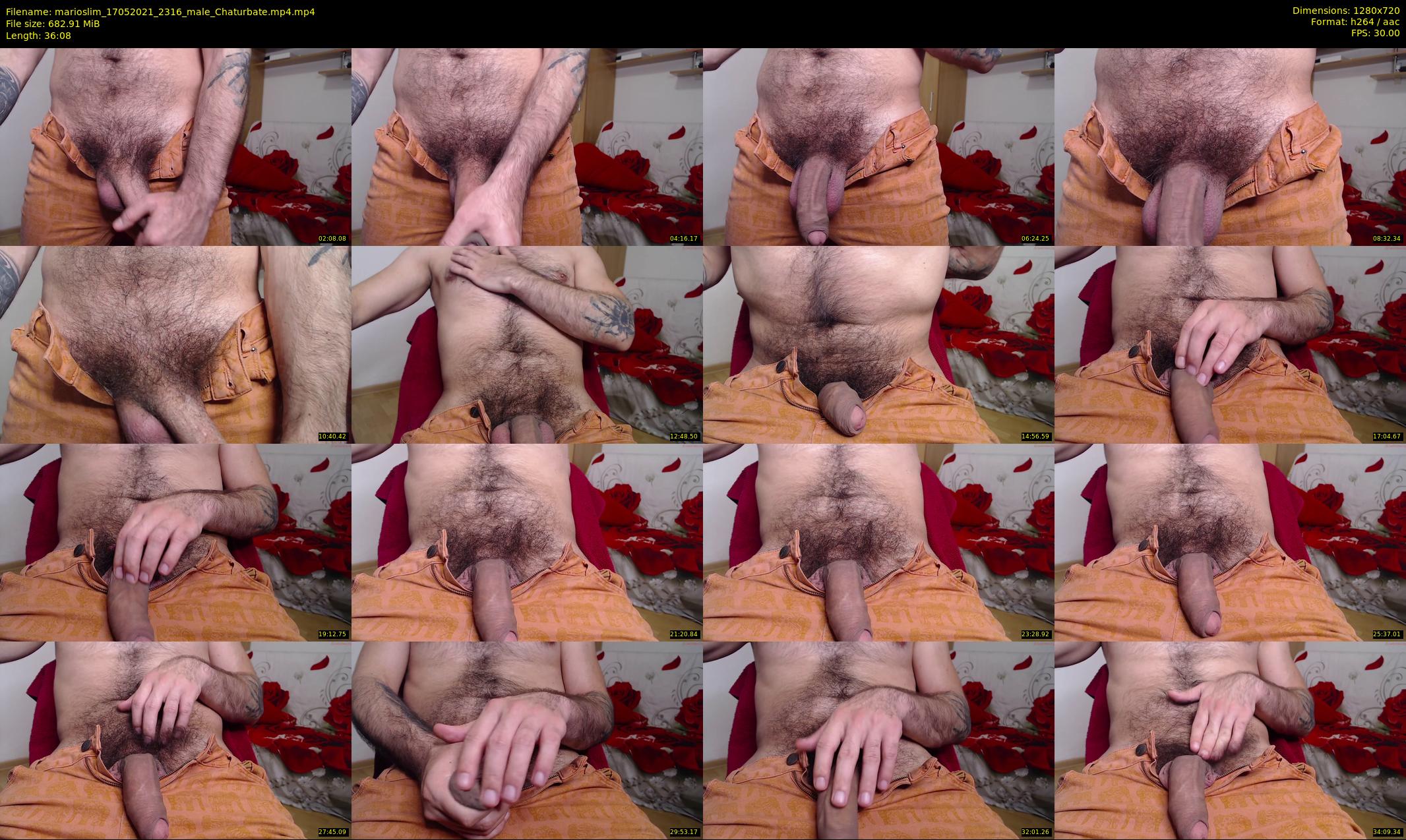 marioslim — 37 minute Chaturbate male cam show recording, 720p, May 17, 2021