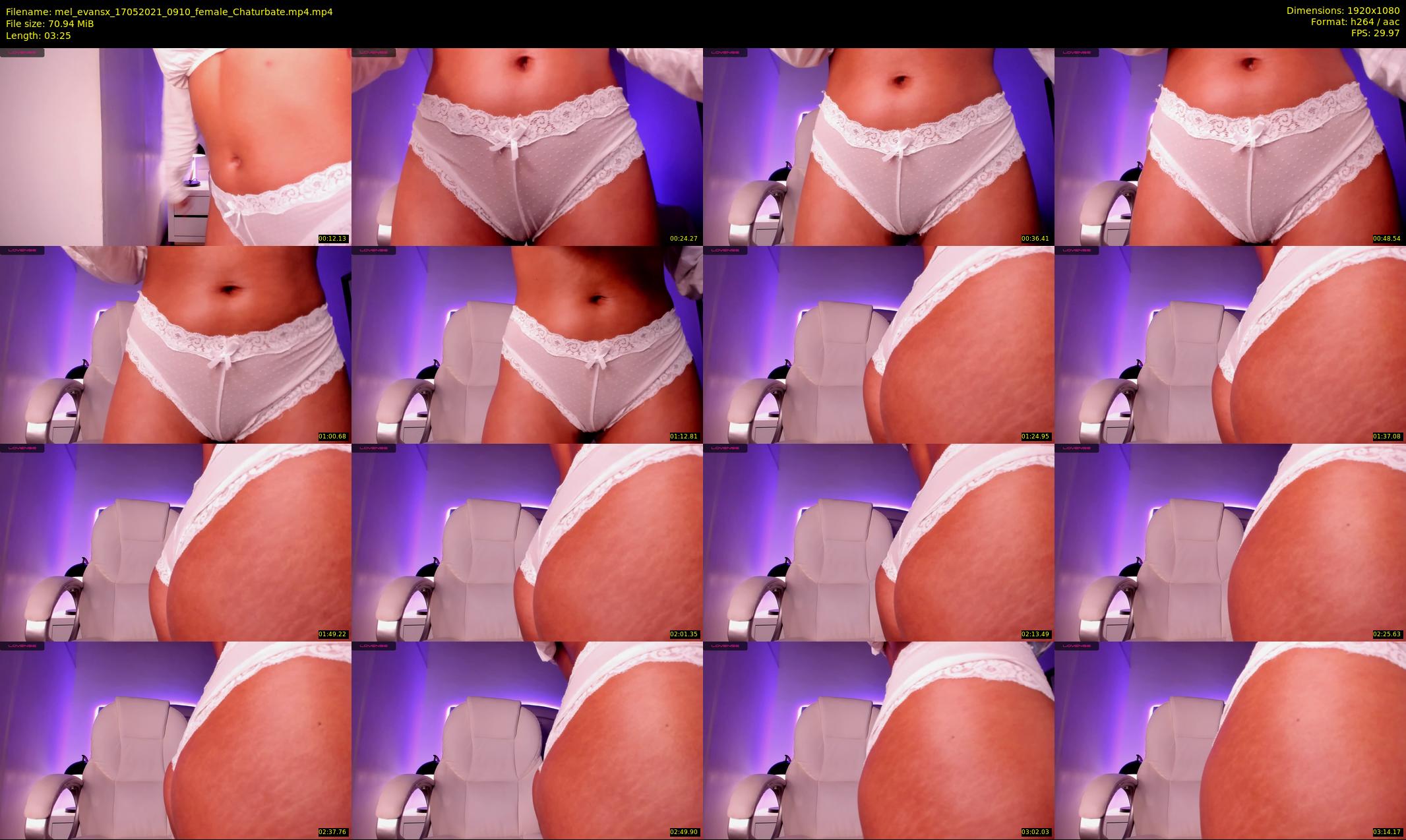 mel_evansx — 4 minute Chaturbate female cam show recording, 1080p, May 17, 2021