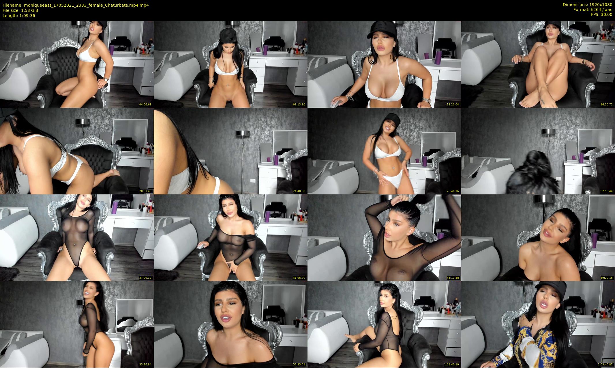 moniqueeass — 70 minute Chaturbate female cam show recording, 1080p, May 17, 2021