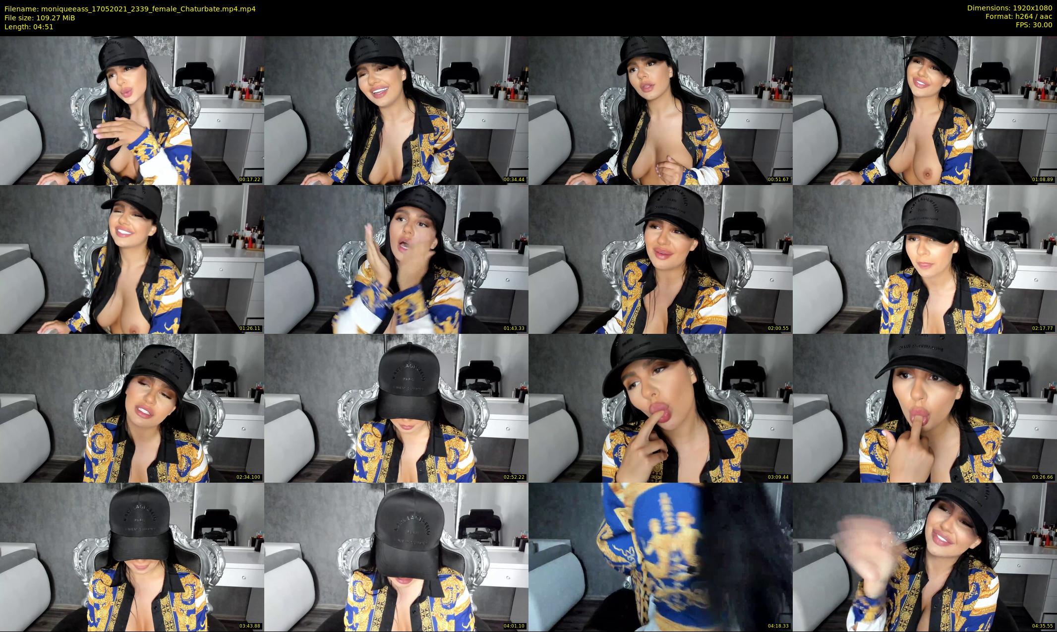 moniqueeass — 5 minute Chaturbate female cam show recording, 1080p, May 17, 2021