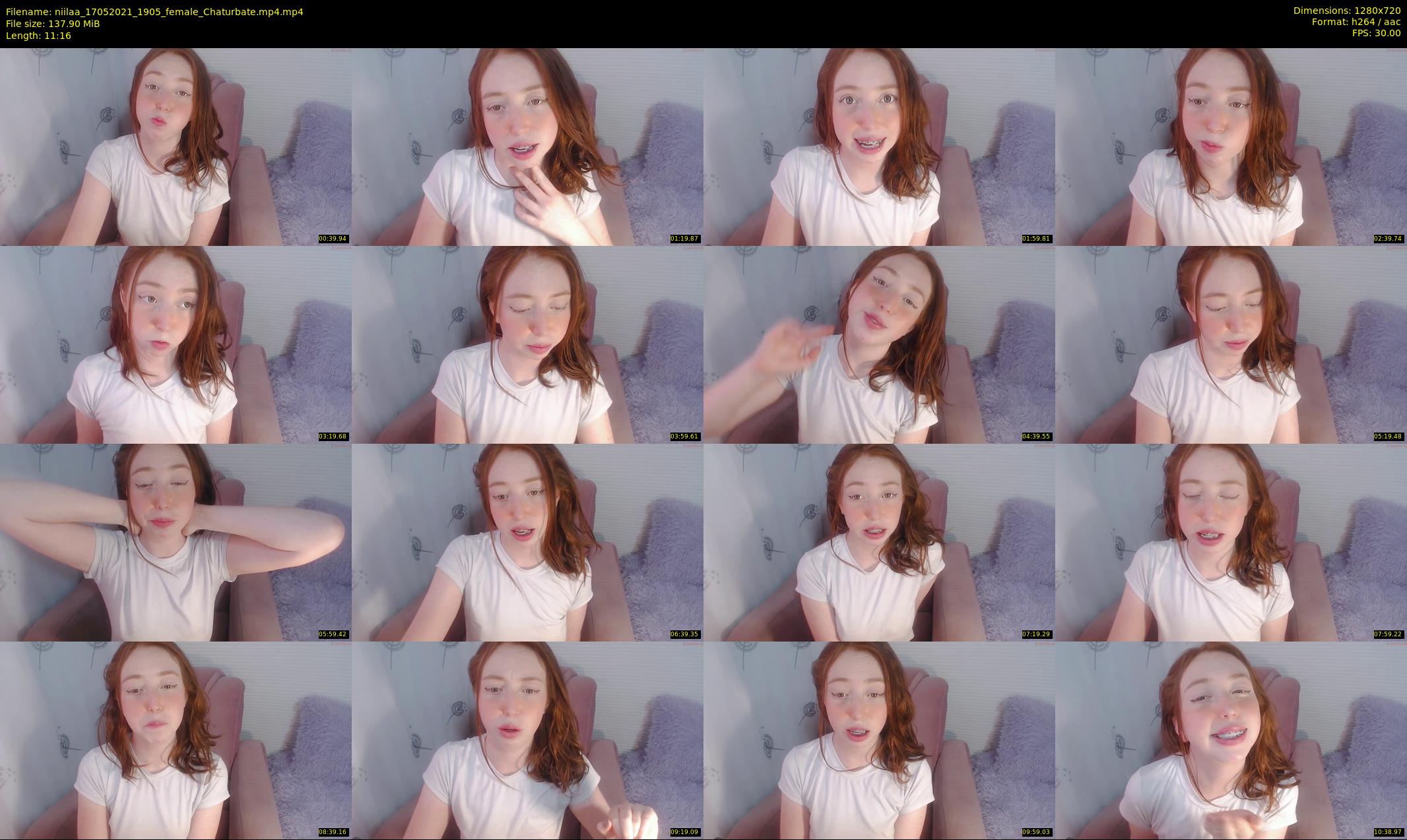 niilaa — 12 minute Chaturbate female cam show recording, 720p, May 17, 2021