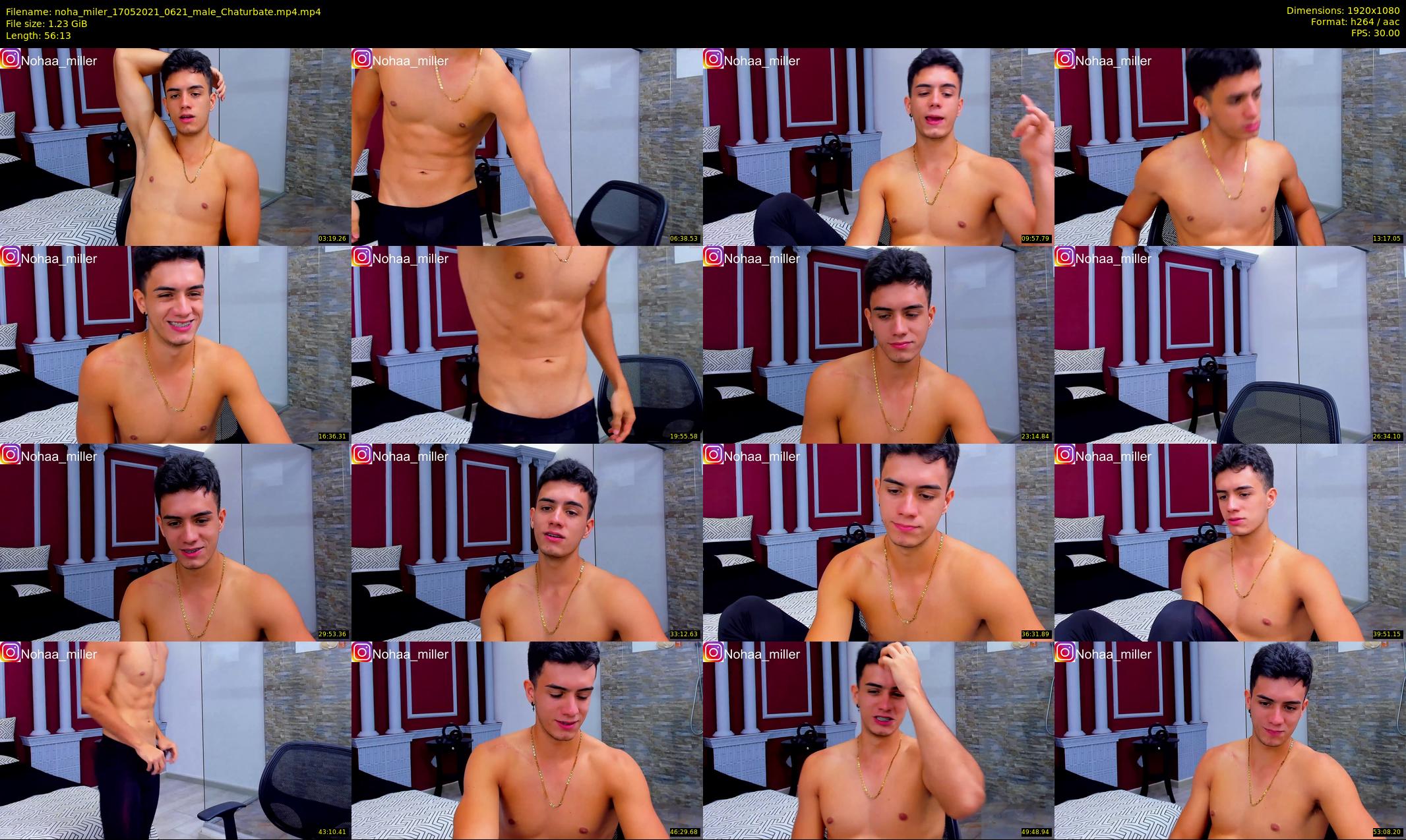 noha_miler — 57 minute Chaturbate male cam show recording, 1080p, May 17, 2021