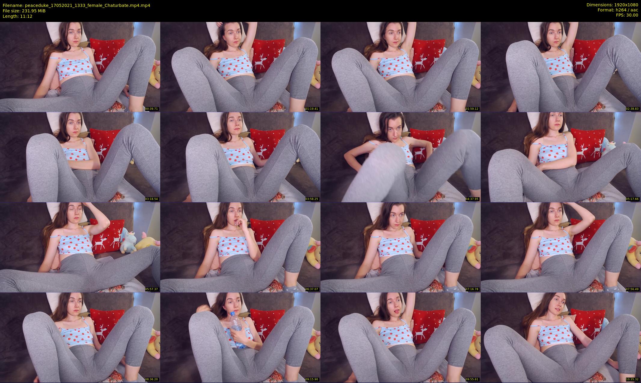 peaceduke — 12 minute Chaturbate female cam show recording, 1080p, May 17, 2021