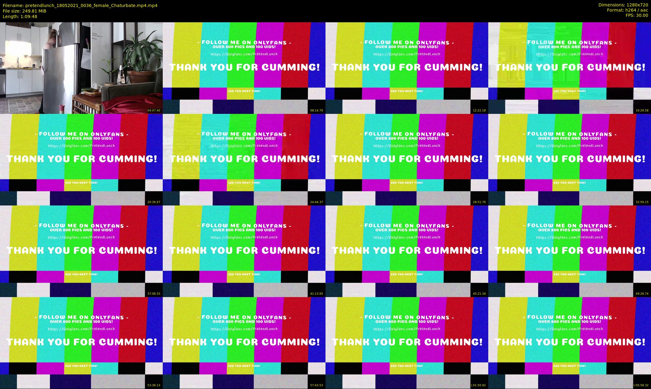 pretendlunch — 70 minute Chaturbate couple cam show recording, 720p, May 18, 2021