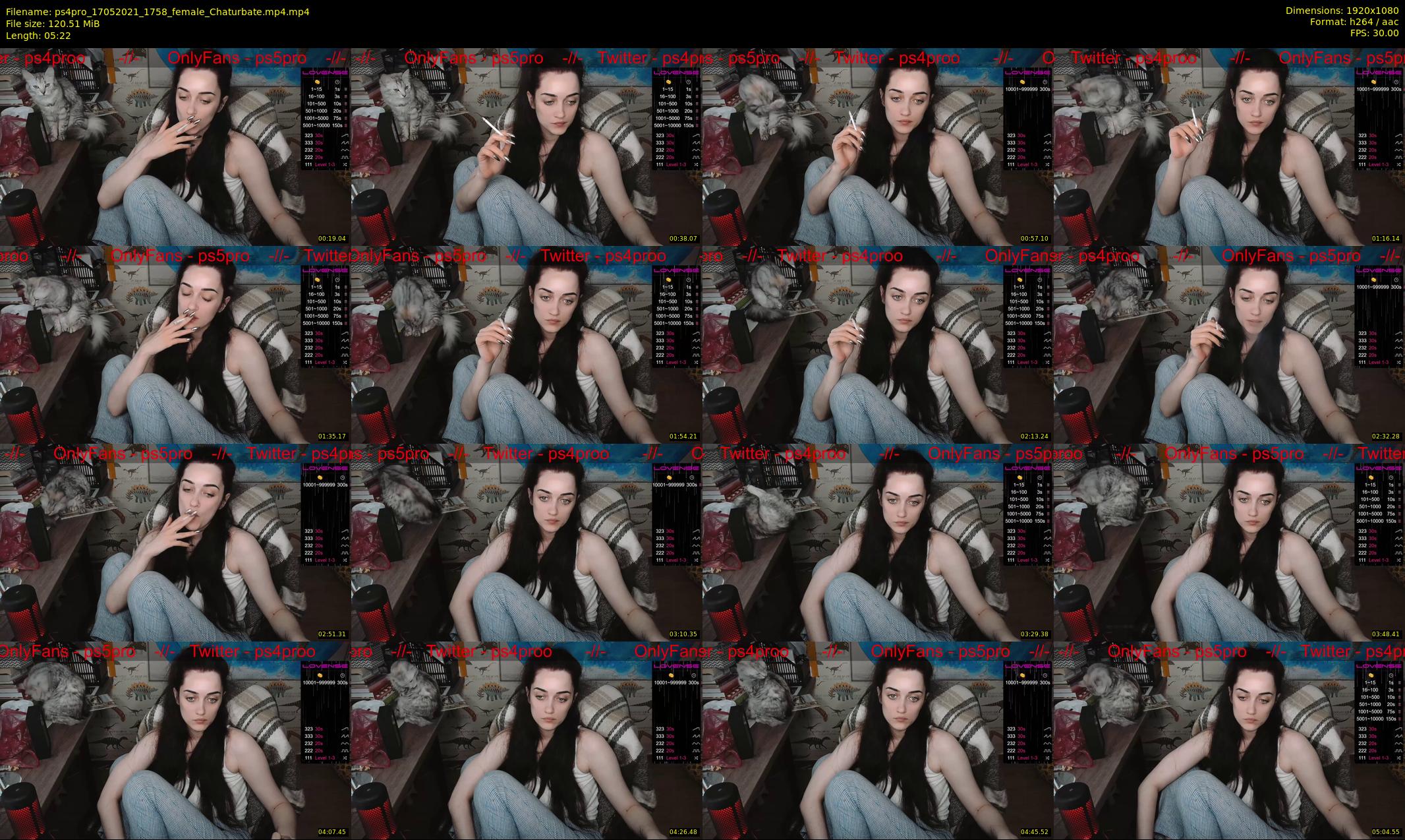 ps4pro — 6 minute Chaturbate female cam show recording, 1080p, May 17, 2021