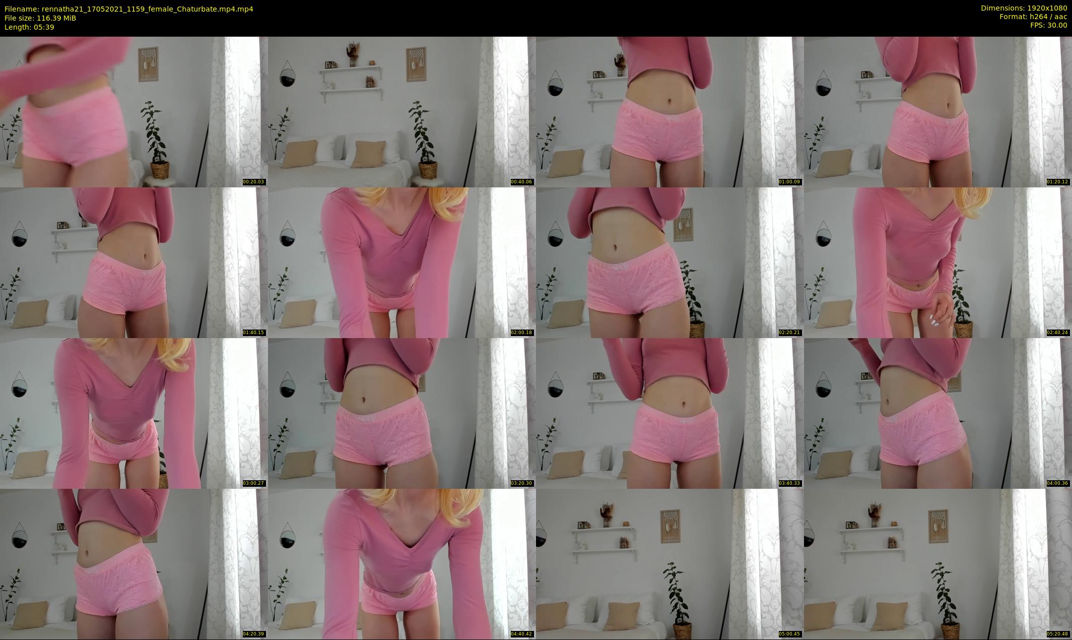 rennatha21 — 6 minute Chaturbate female cam show recording, 1080p, May 17, 2021