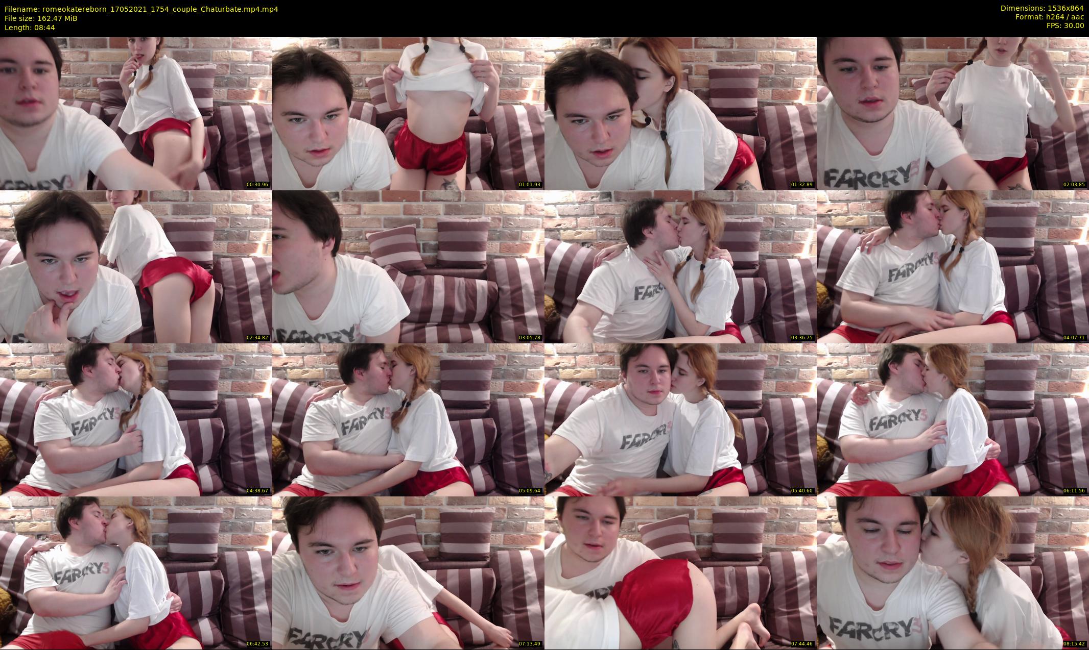 romeokatereborn — 9 minute Chaturbate couple cam show recording, 720p, May 17, 2021