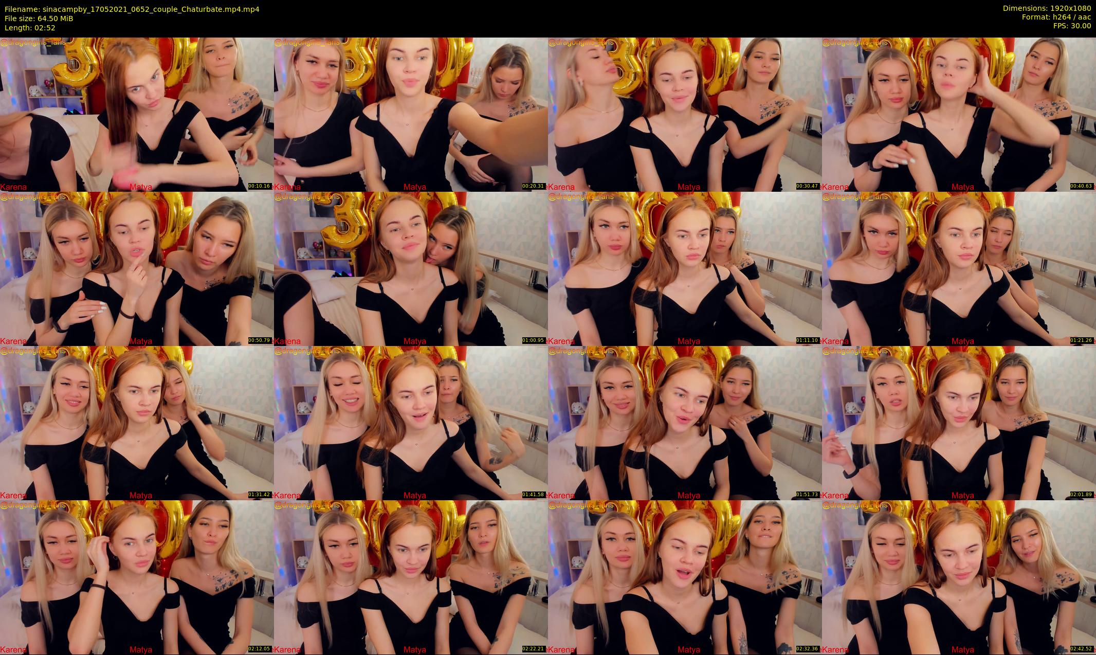sinacampby — 3 minute Chaturbate couple cam show recording, 1080p, May 17, 2021