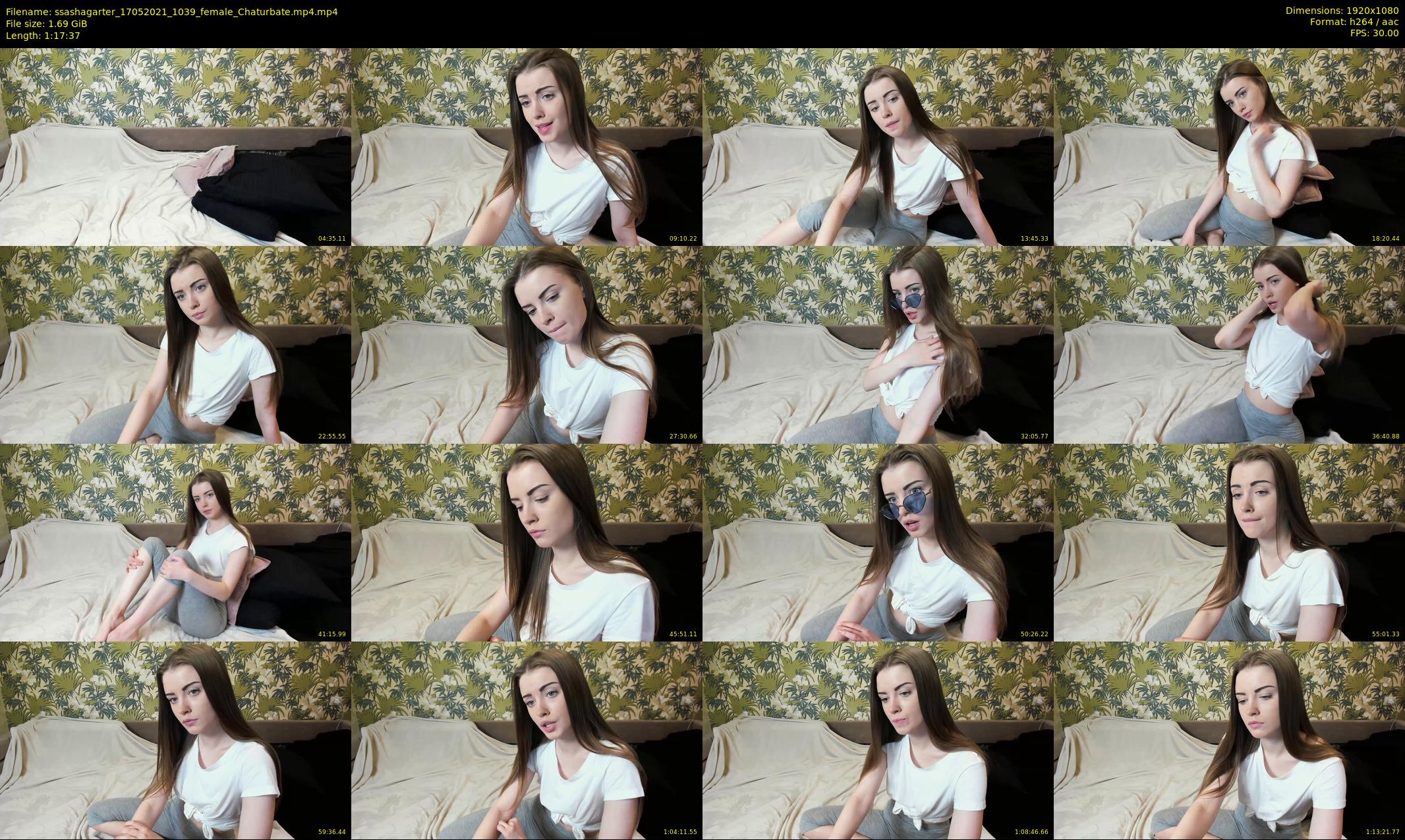 ssashagarter — 78 minute Chaturbate female cam show recording, 1080p, May 17, 2021