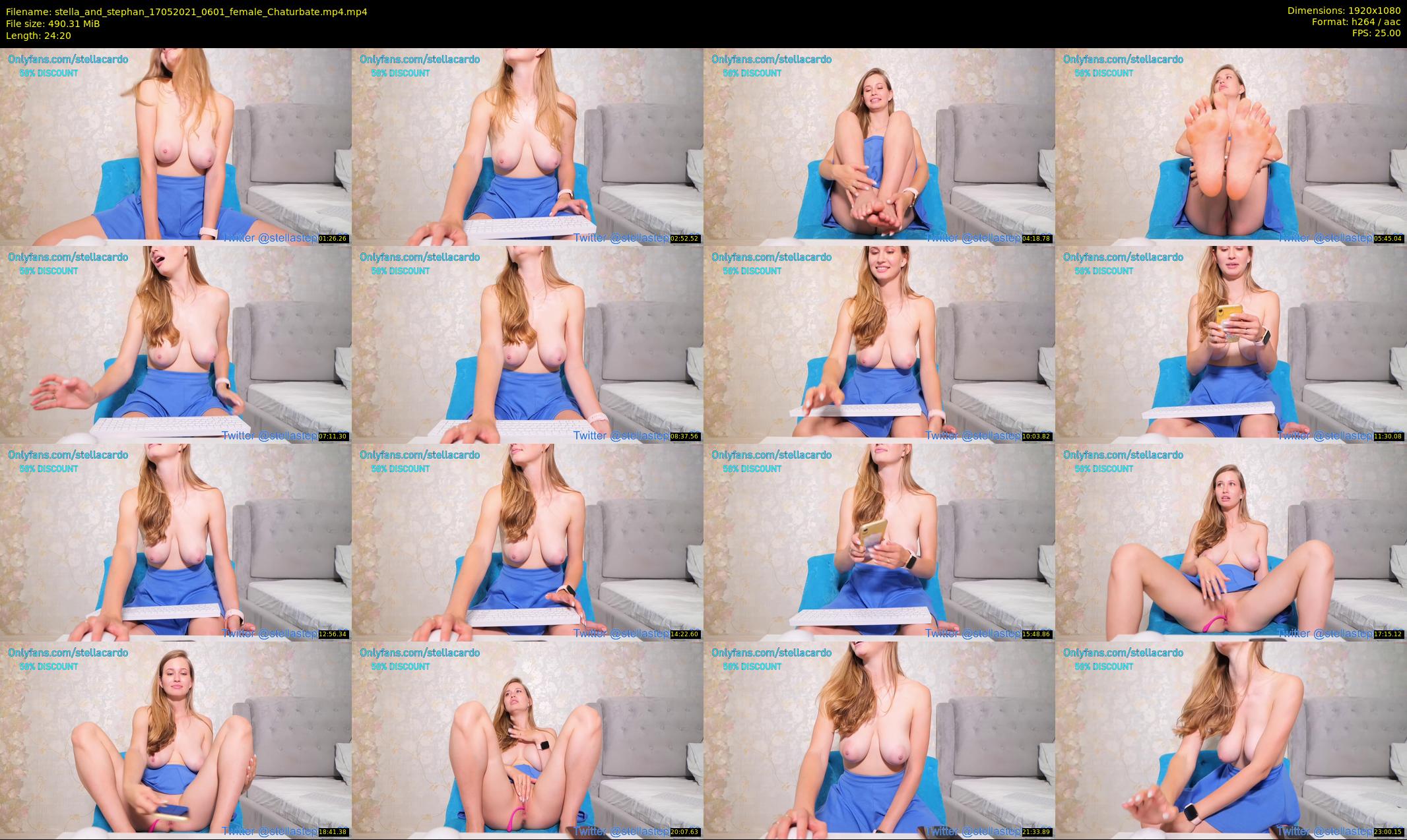 stella_and_stephan — 25 minute Chaturbate couple cam show recording, 1080p, May 17, 2021