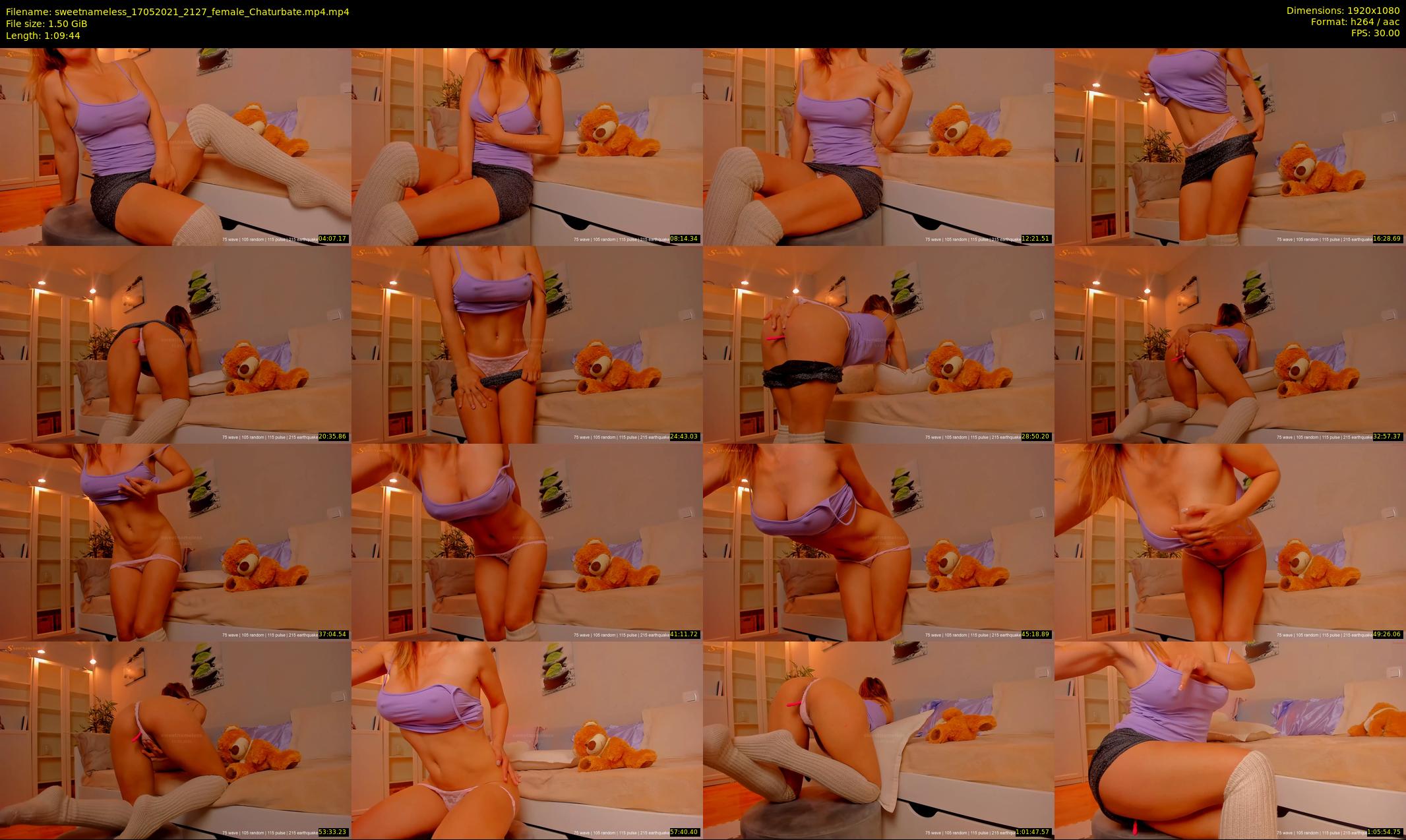 sweetnameless — 70 minute Chaturbate couple cam show recording, 1080p, May 17, 2021