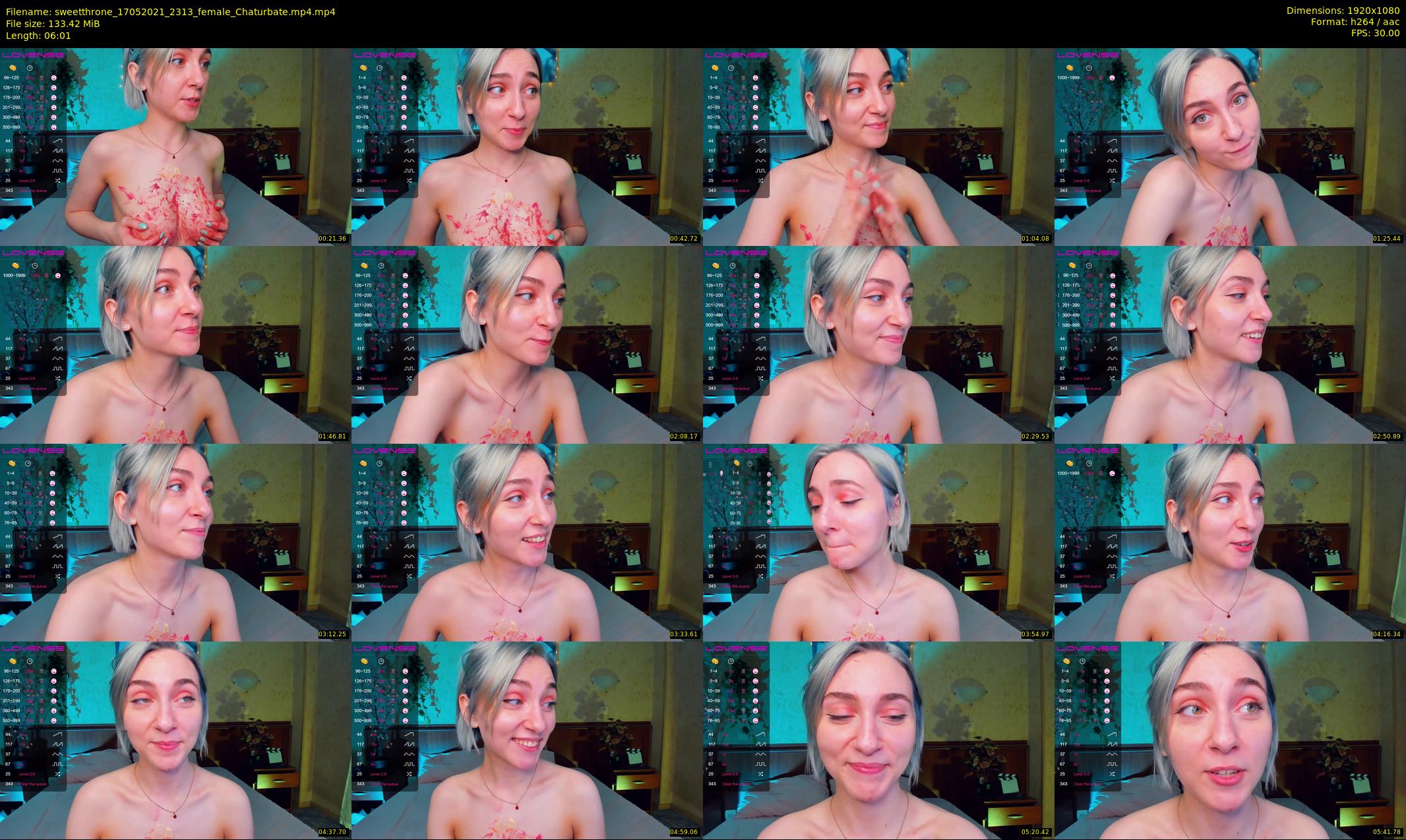 sweetthrone — 7 minute Chaturbate couple cam show recording, 1080p, May 17, 2021
