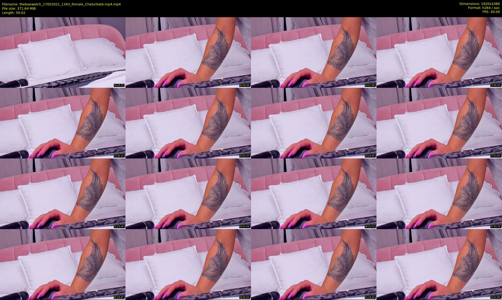 thebaewatch — 60 minute Chaturbate female cam show recording, 1080p, May 17, 2021