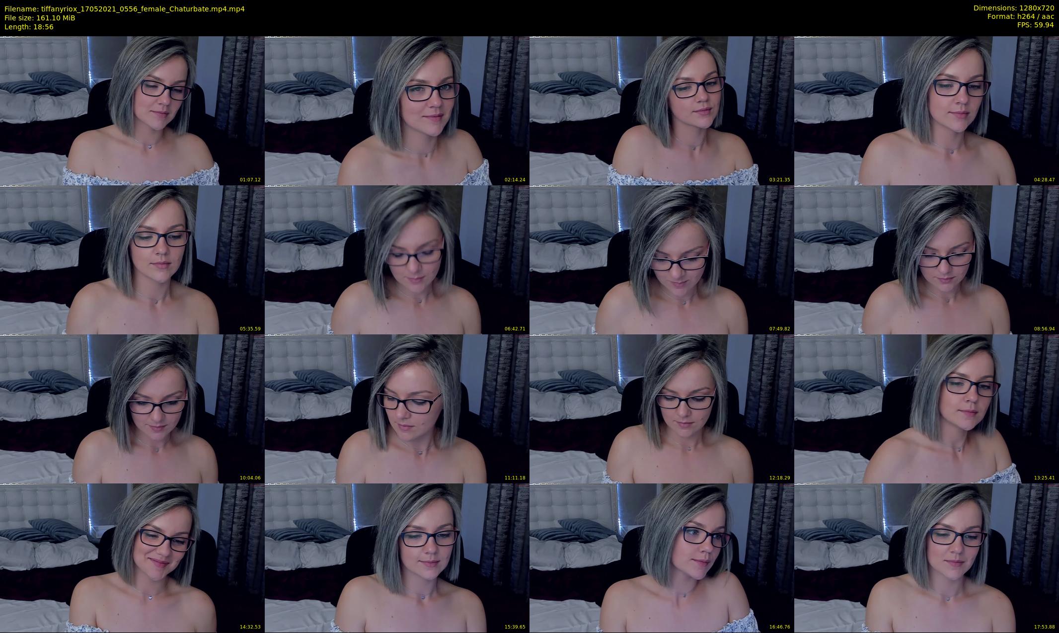 tiffanyriox — 19 minute Chaturbate female cam show recording, 720p, May 17, 2021