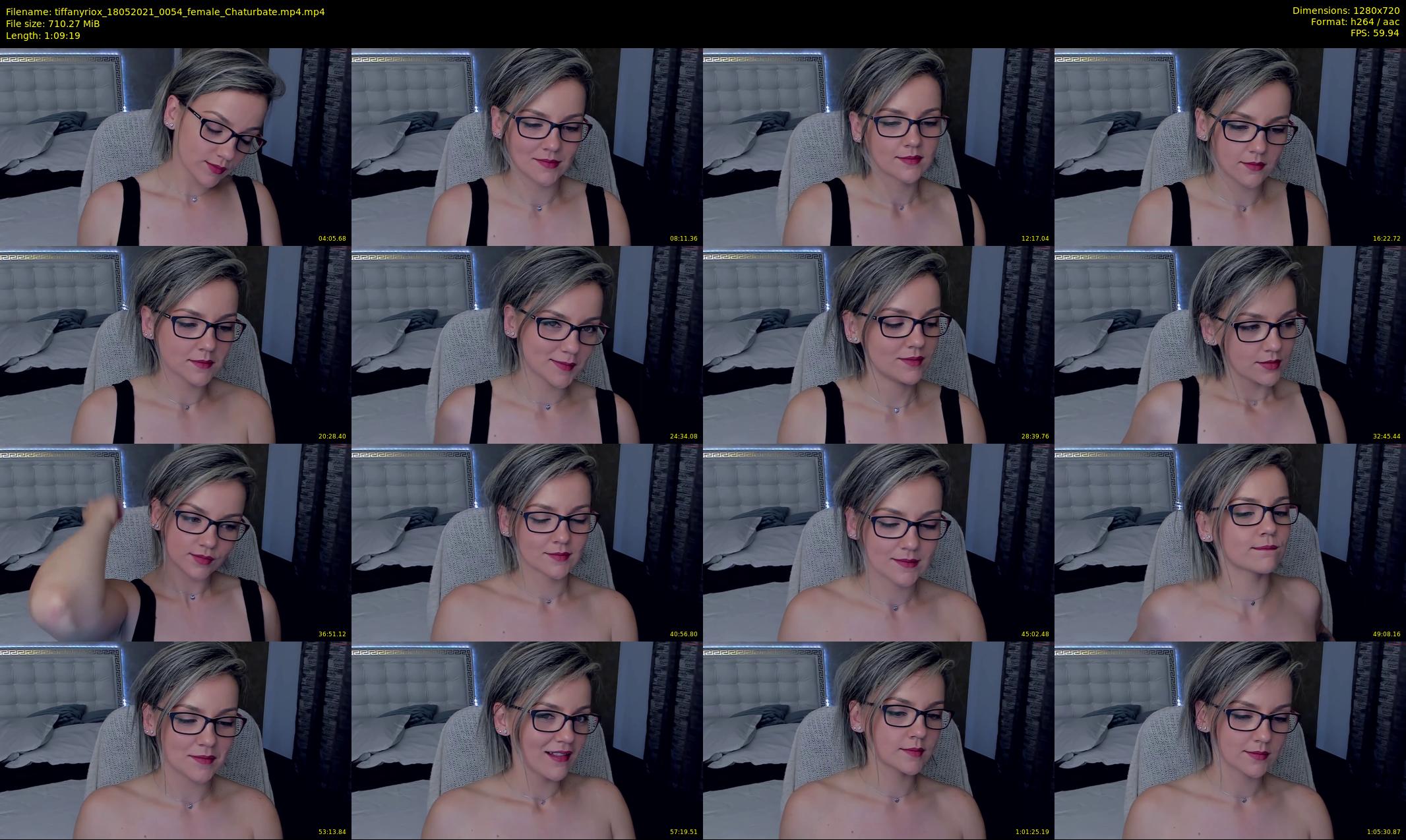 tiffanyriox — 70 minute Chaturbate female cam show recording, 720p, May 18, 2021
