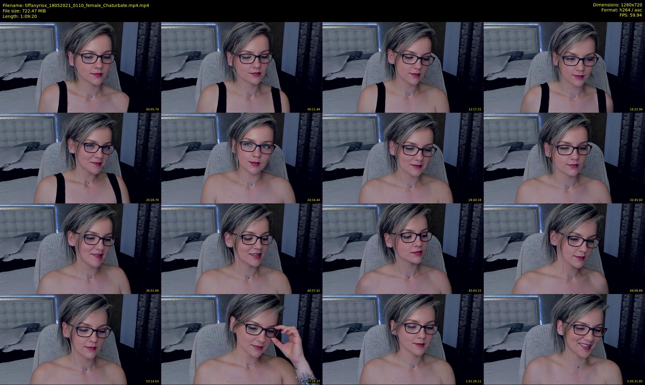 tiffanyriox — 70 minute Chaturbate female cam show recording, 720p, May 18, 2021