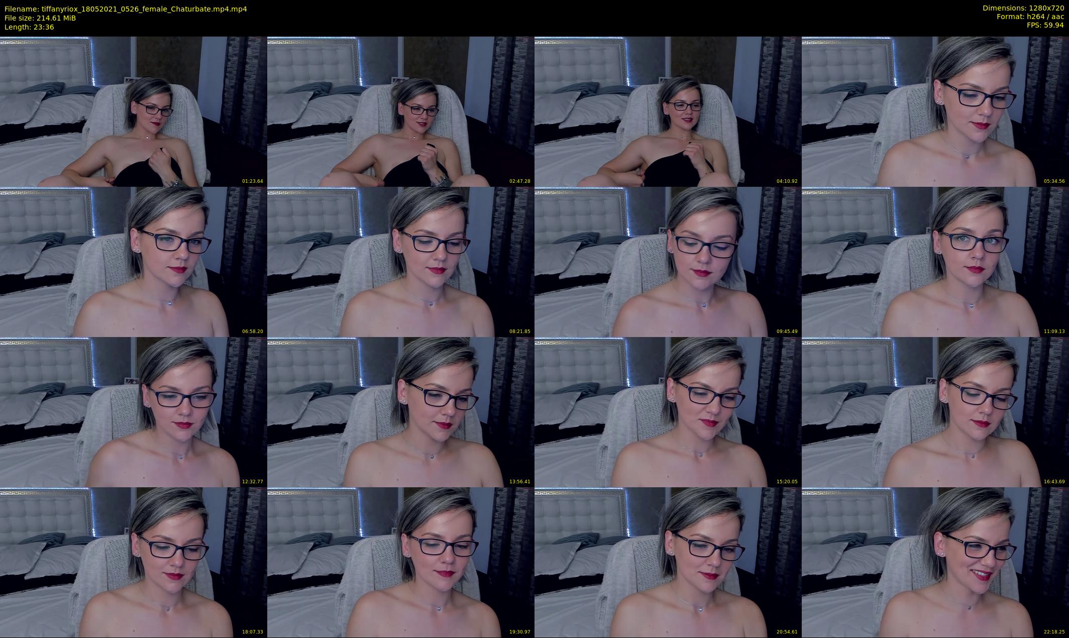 tiffanyriox — 24 minute Chaturbate female cam show recording, 720p, May 18, 2021