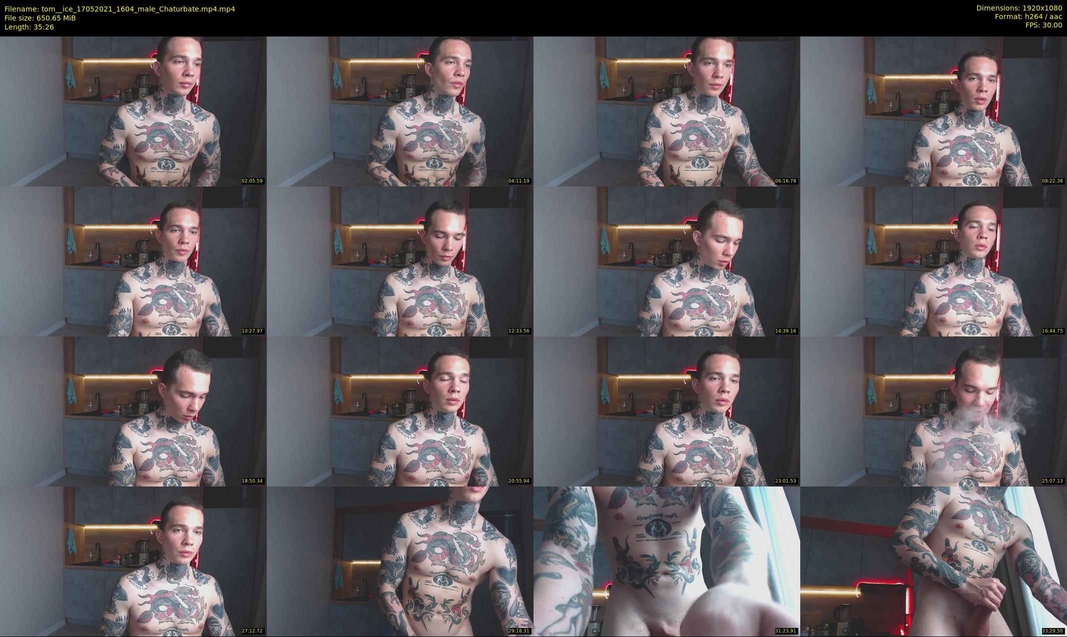 tom__ice — 36 minute Chaturbate male cam show recording, 1080p, May 17, 2021