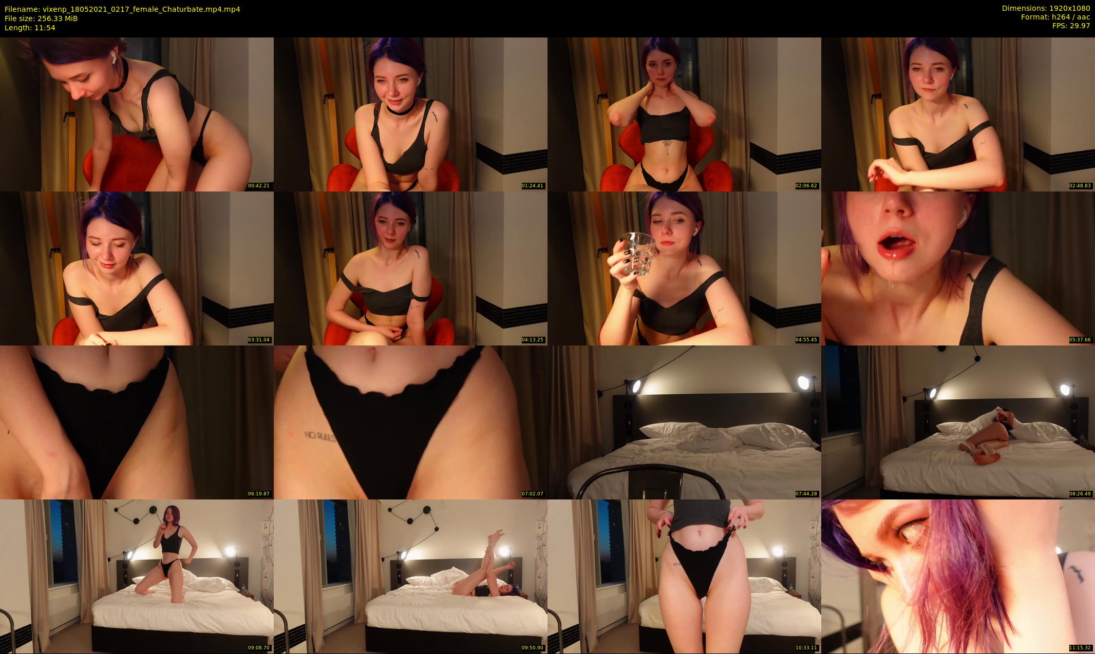 vixenp — 12 minute Chaturbate female cam show recording, 1080p, May 18, 2021