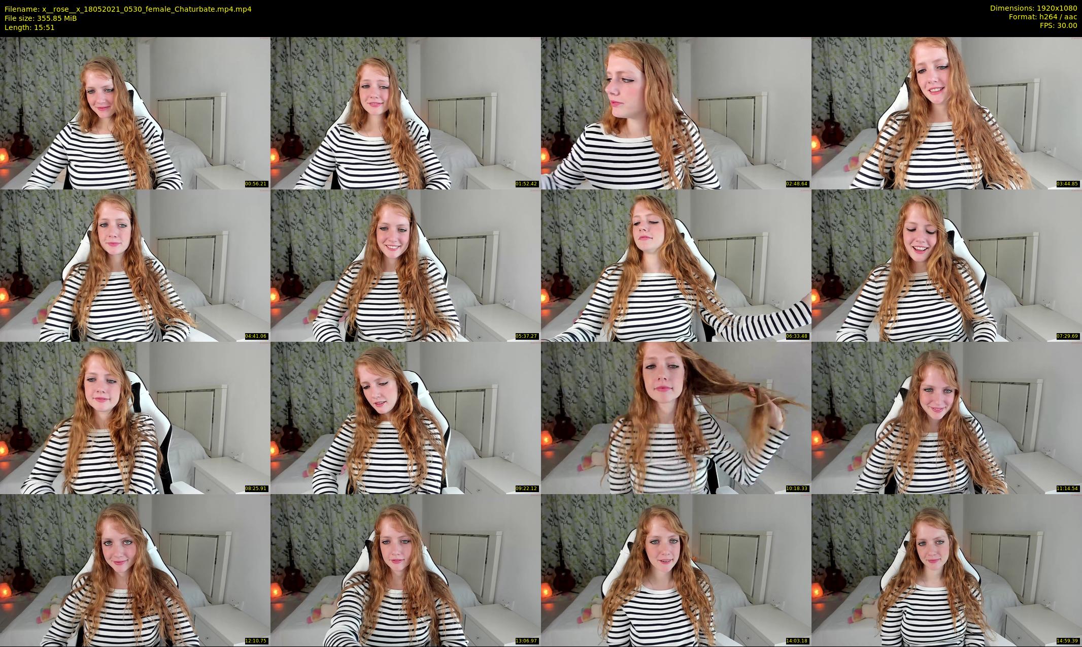 x__rose__x — 16 minute Chaturbate female cam show recording, 1080p, May 18, 2021