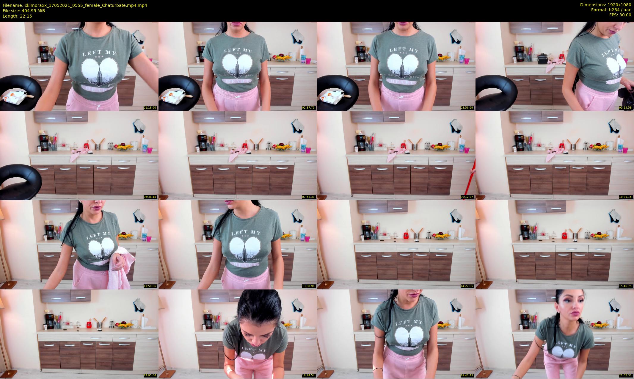 xkimoraxx — 23 minute Chaturbate female cam show recording, 1080p, May 17, 2021