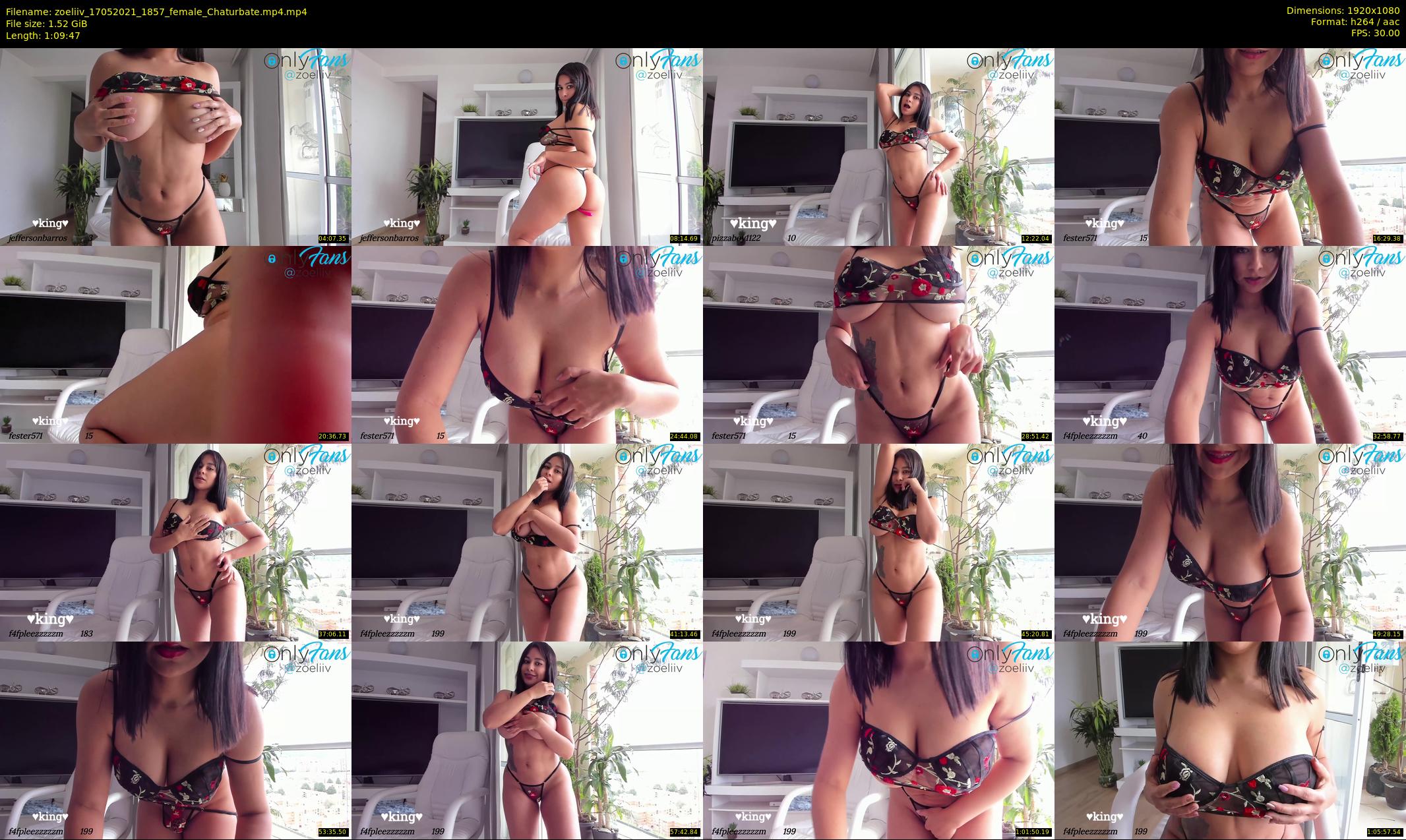 zoeliiv — 70 minute Chaturbate female cam show recording, 1080p, May 17, 2021
