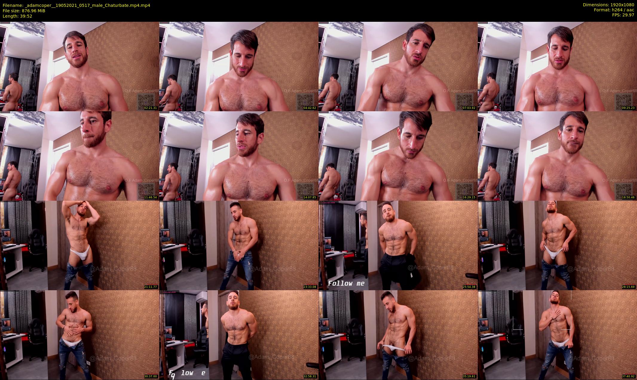 _adamcoper_ — 40 minute Chaturbate male cam show recording, 1080p, May 19, 2021