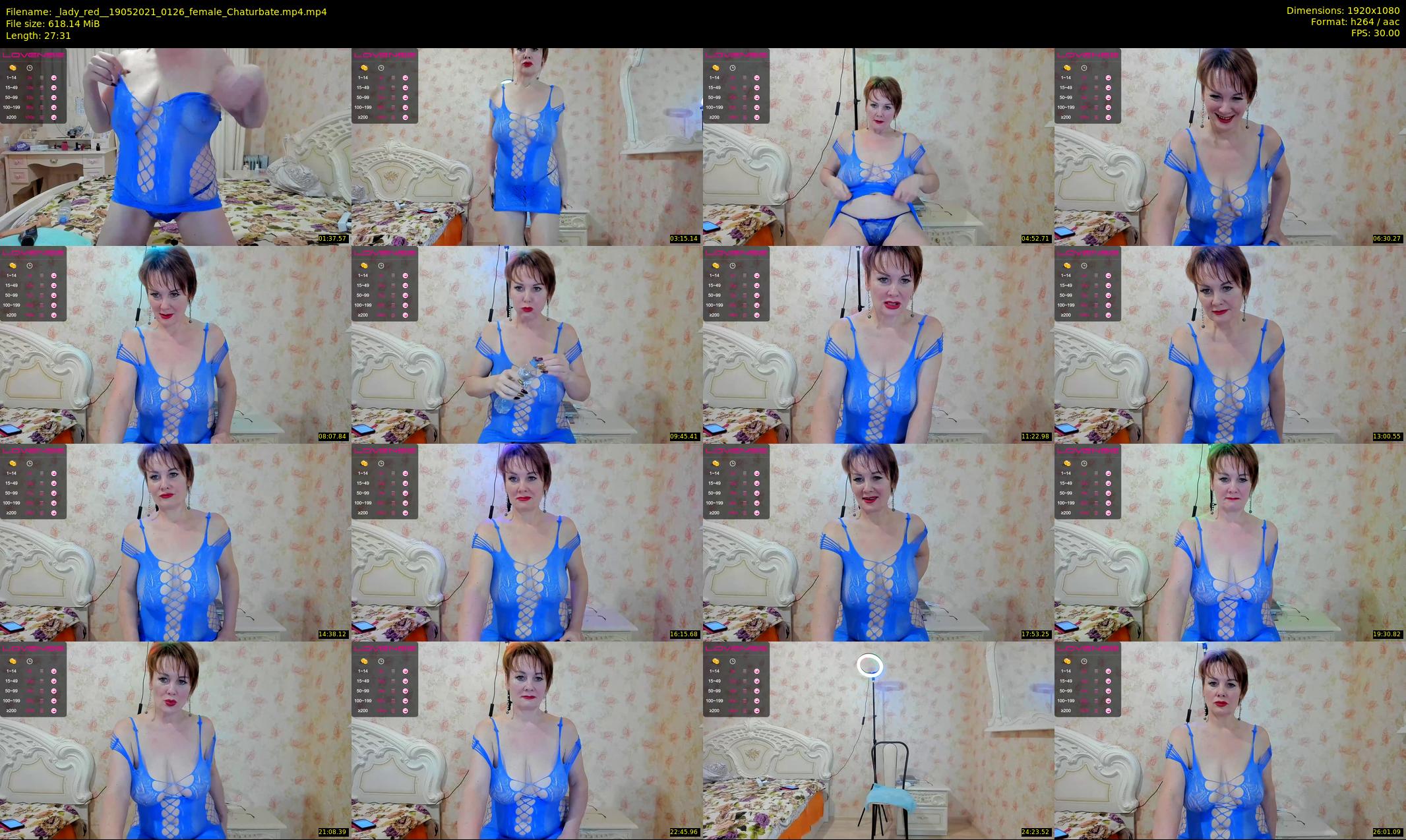 _lady_red_ — 28 minute Chaturbate female cam show recording, 1080p, May 19, 2021