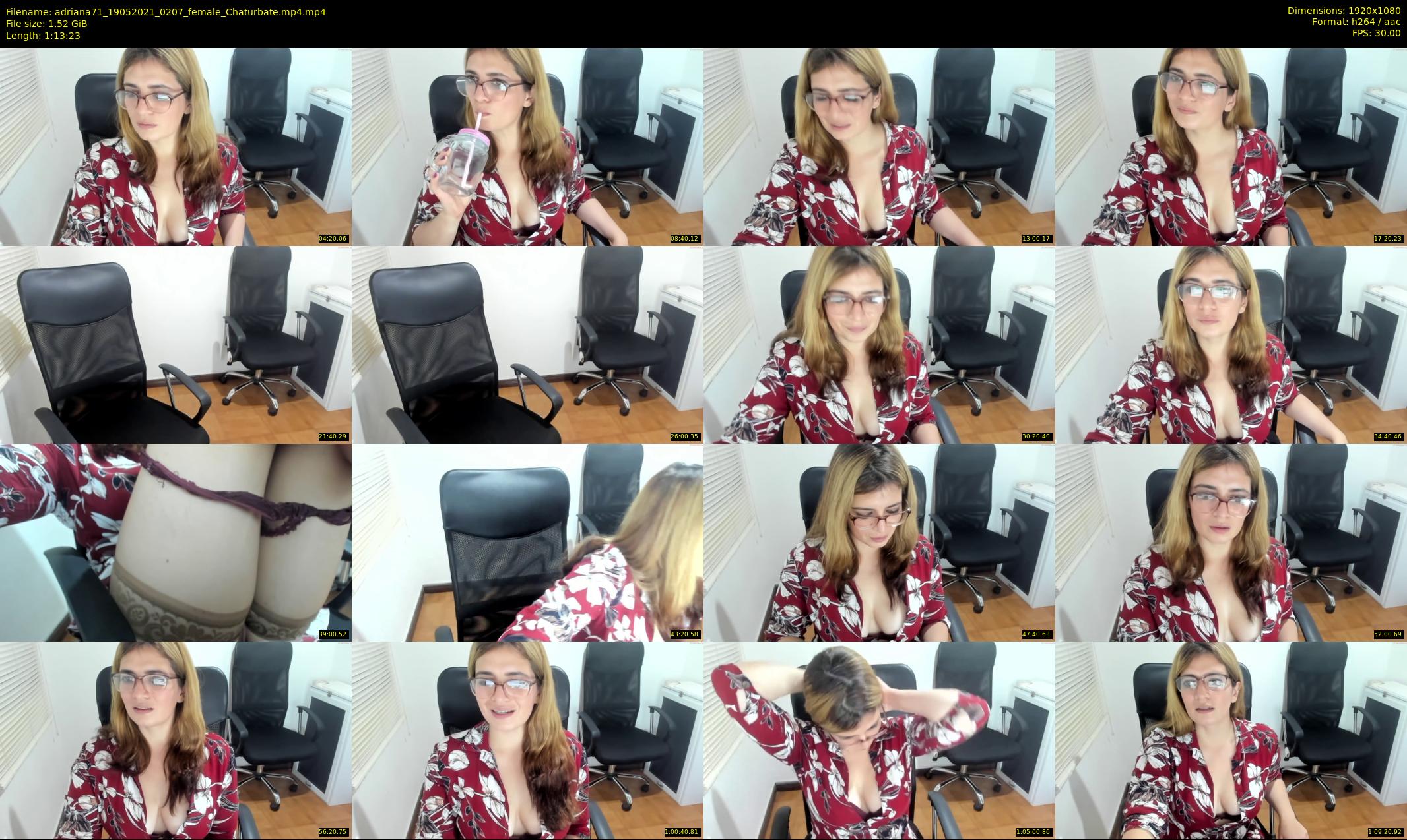 adriana71 — 74 minute Chaturbate couple cam show recording, 1080p, May 19, 2021