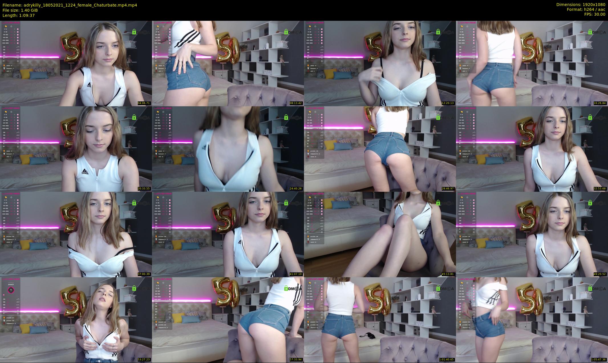 adrykilly — 70 minute Chaturbate female cam show recording, 1080p, May 18, 2021