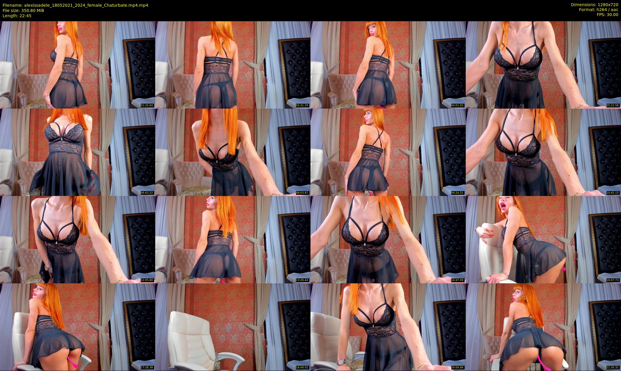 alexissadele — 23 minute Chaturbate female cam show recording, 720p, May 18, 2021