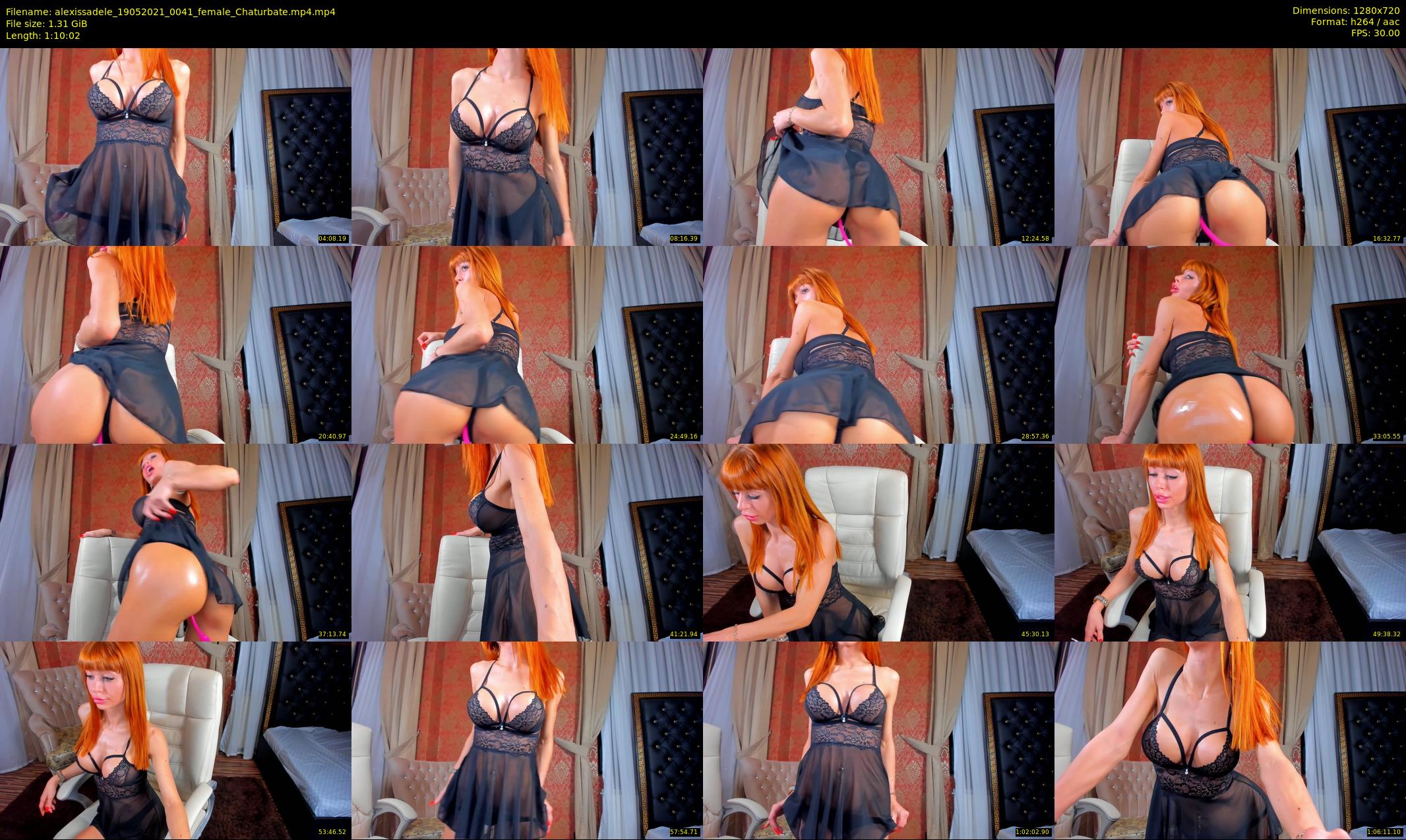alexissadele — 71 minute Chaturbate female cam show recording, 720p, May 19, 2021