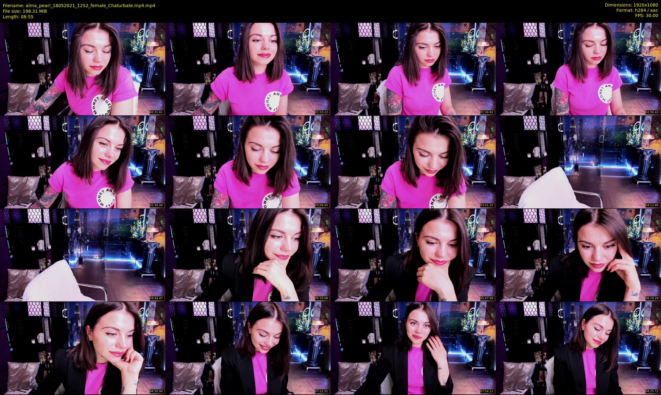 alma_pearl — 9 minute Chaturbate female cam show recording, 1080p, May 18, 2021