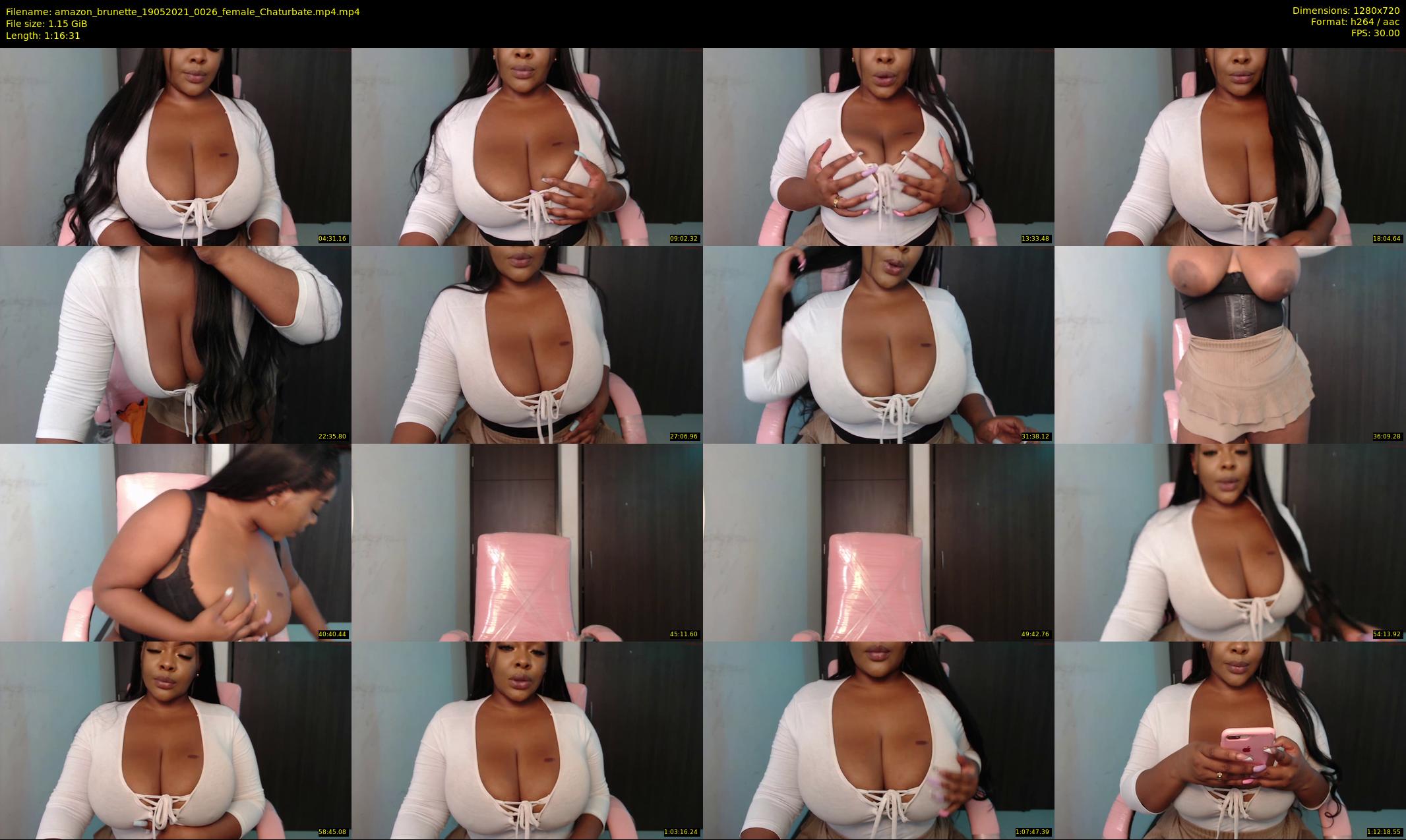 amazon_brunette — 77 minute Chaturbate female cam show recording, 720p, May 19, 2021
