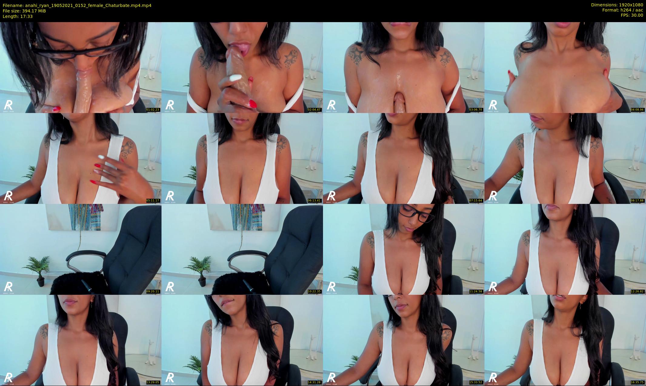 anahi_ryan — 18 minute Chaturbate female cam show recording, 1080p, May 19, 2021
