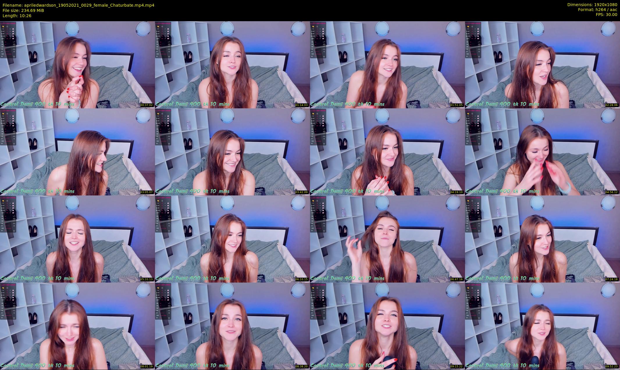 apriledwardson — 11 minute Chaturbate couple cam show recording, 1080p, May 19, 2021