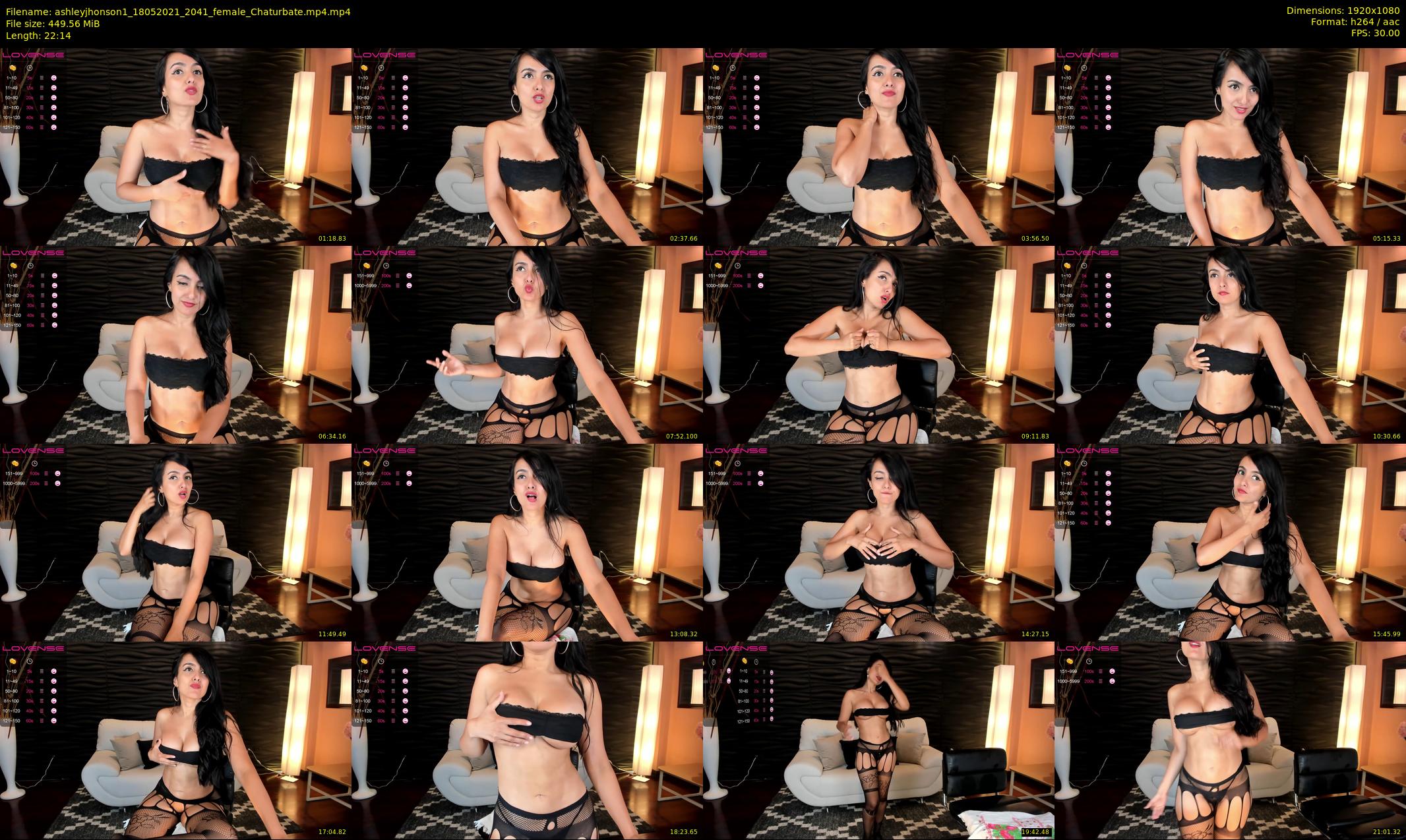 ashleyjhonson1 — 23 minute Chaturbate female cam show recording, 1080p, May 18, 2021